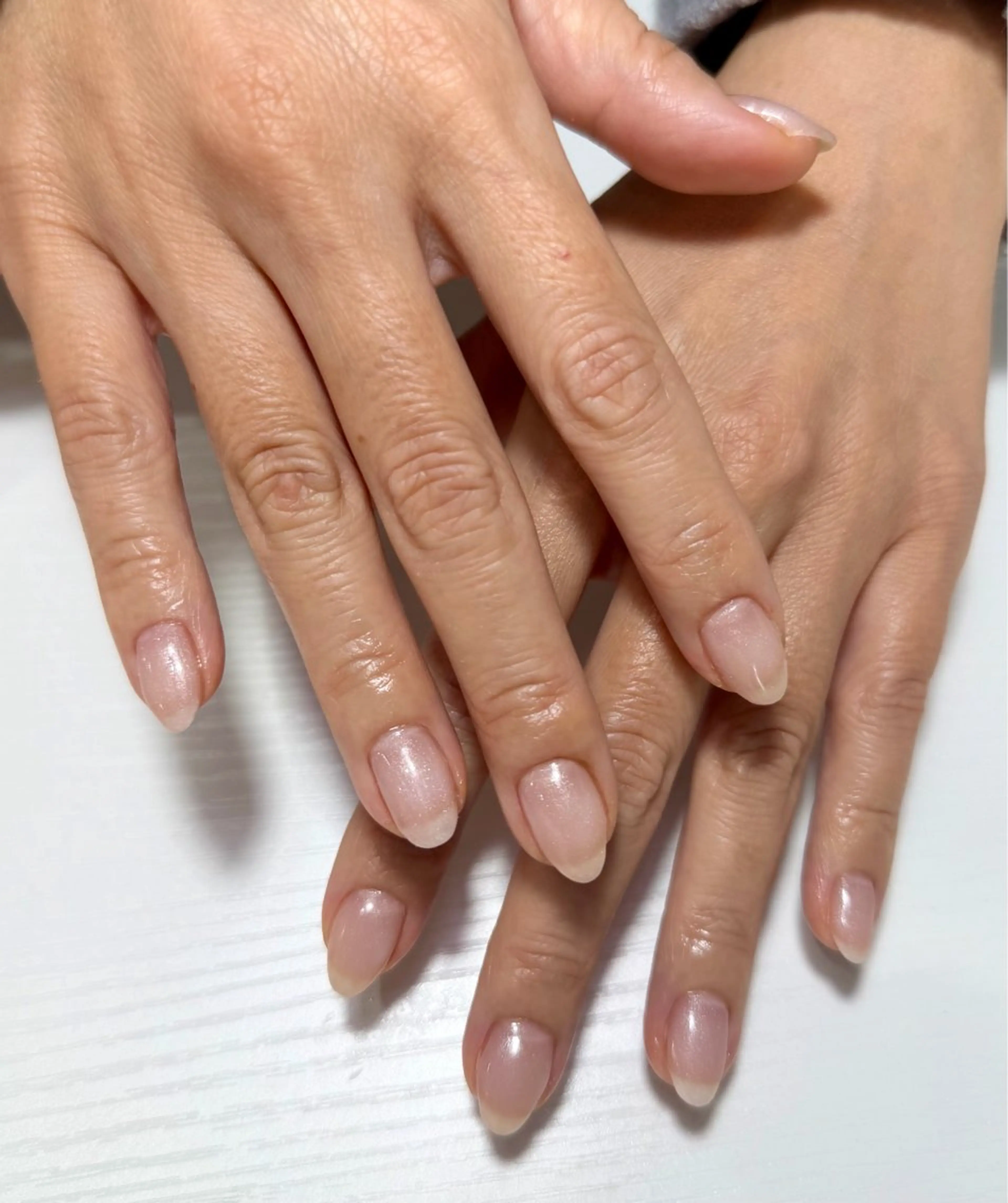 ネイル キラキラネイル マグネットネイル オフィスネイル ワンカラーネイル 栗原 七海のネイルデザイン