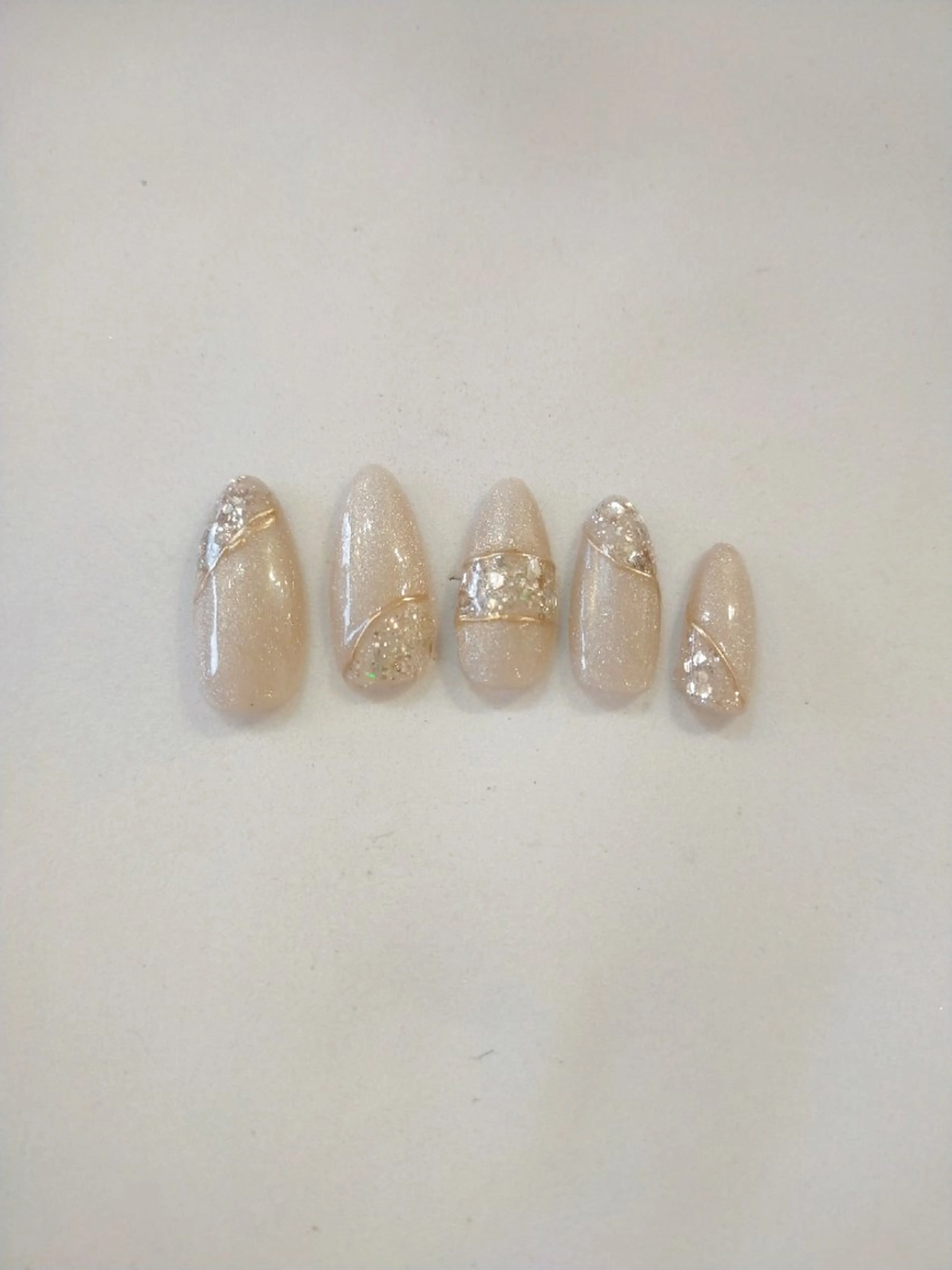 ネイル キラキラネイル マグネットネイル ハンドネイル MAHALO NAIlのネイルデザイン