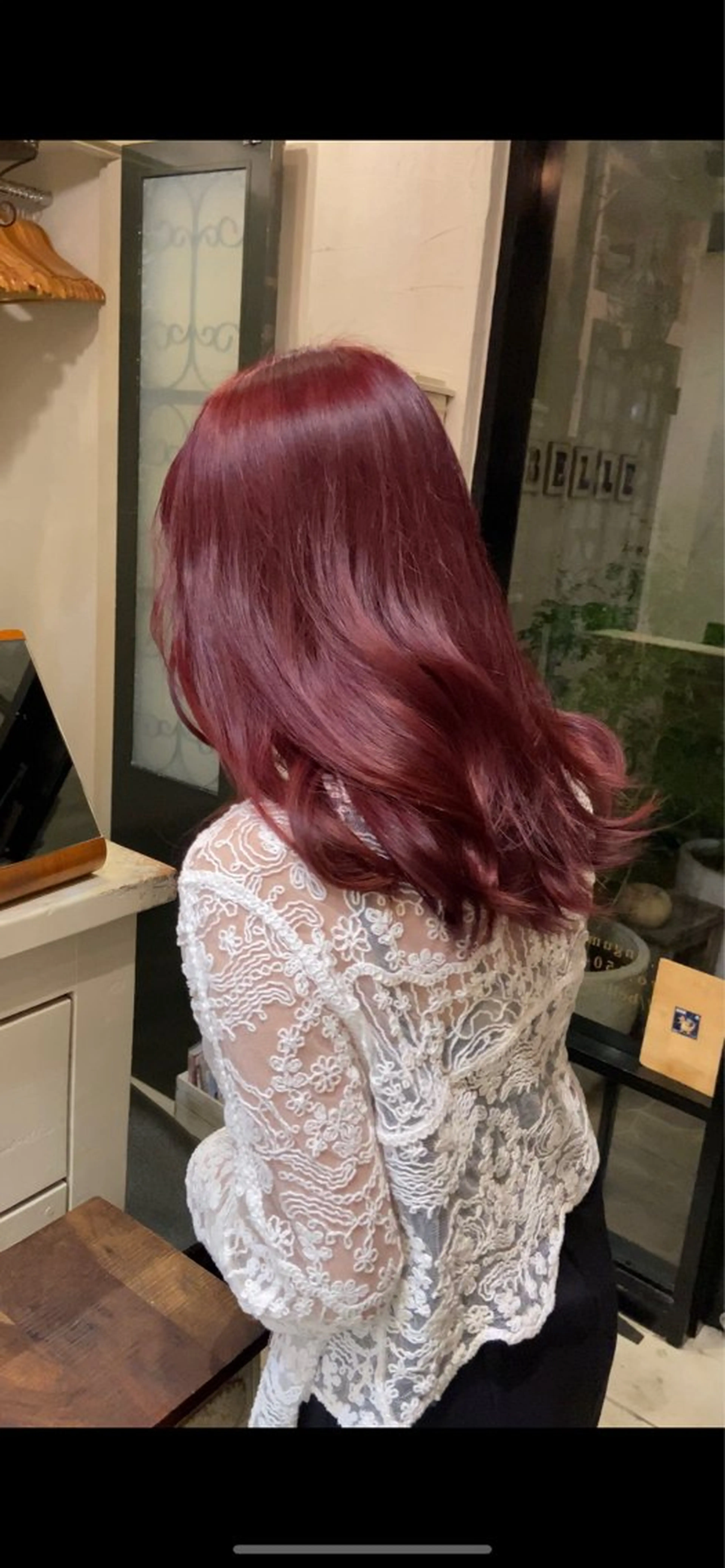 ロング カラー レッドカラー カット ヘアカラー トリートメント ダメージレス美容師 🌱水島侑理のヘアスタイル