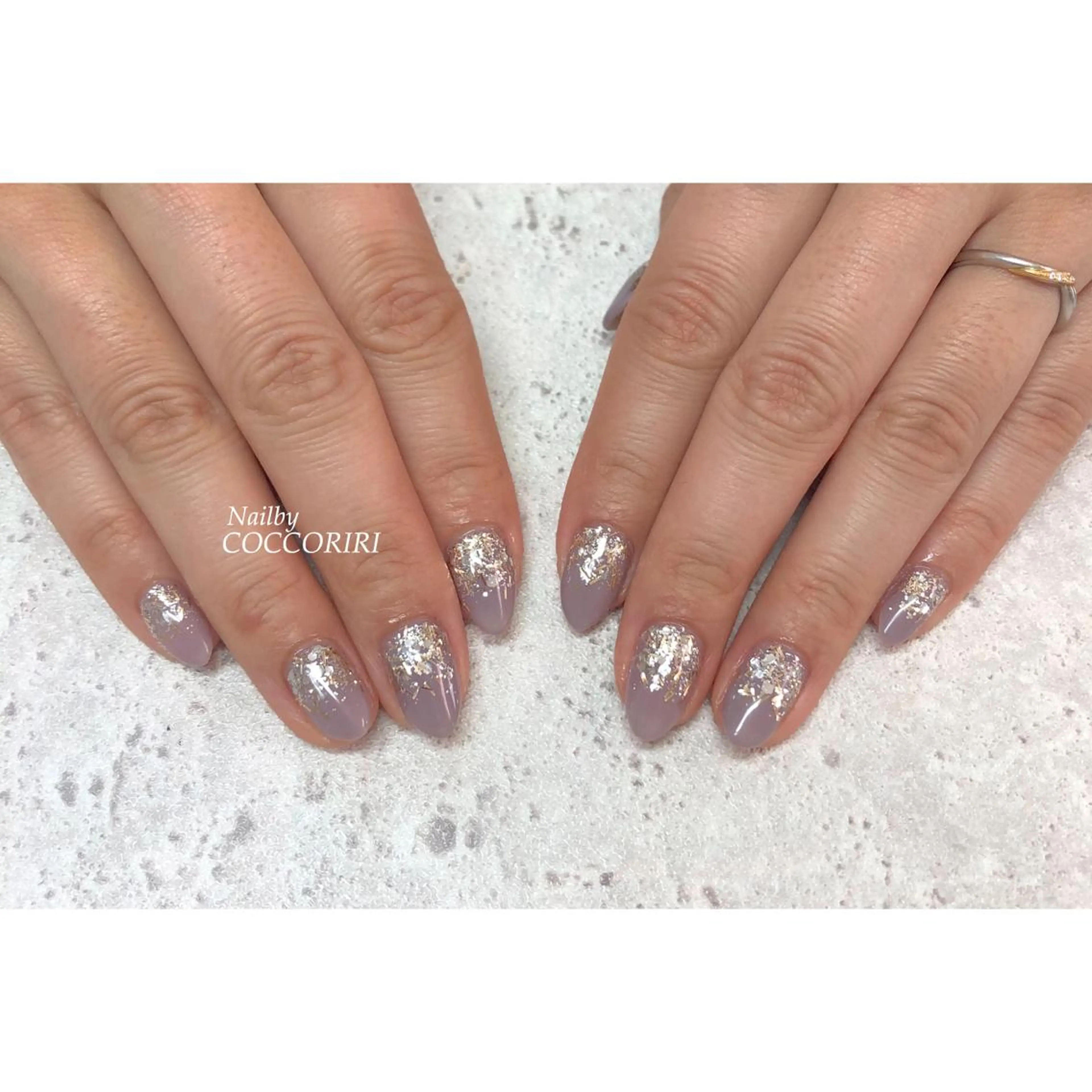 ネイル ラメ(グリッター) ensowa✱laf NAILのネイルデザイン