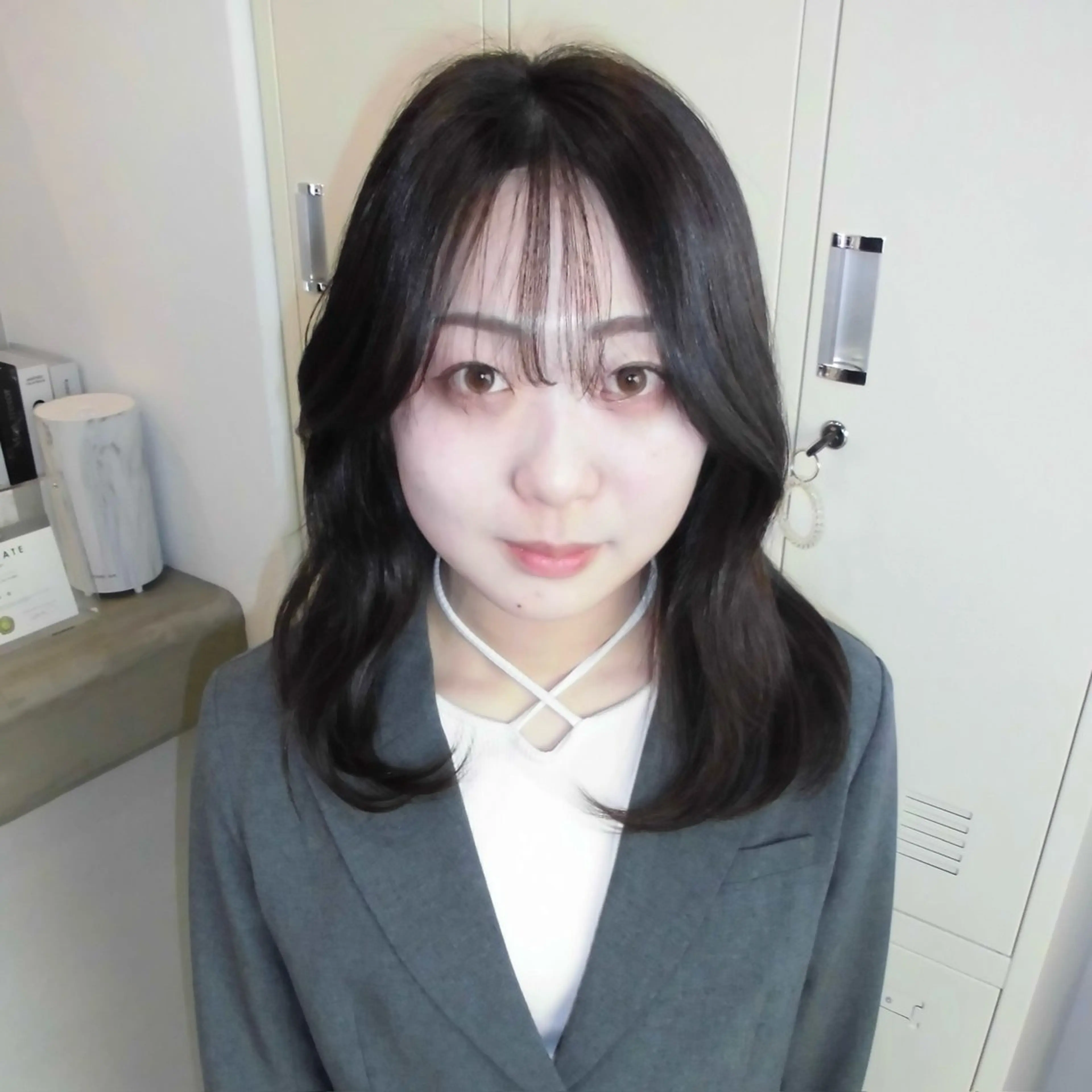 セミロング カラー Emitas.宮街道店所属・メイ/和歌山美容室/ Emitas.のヘアスタイル