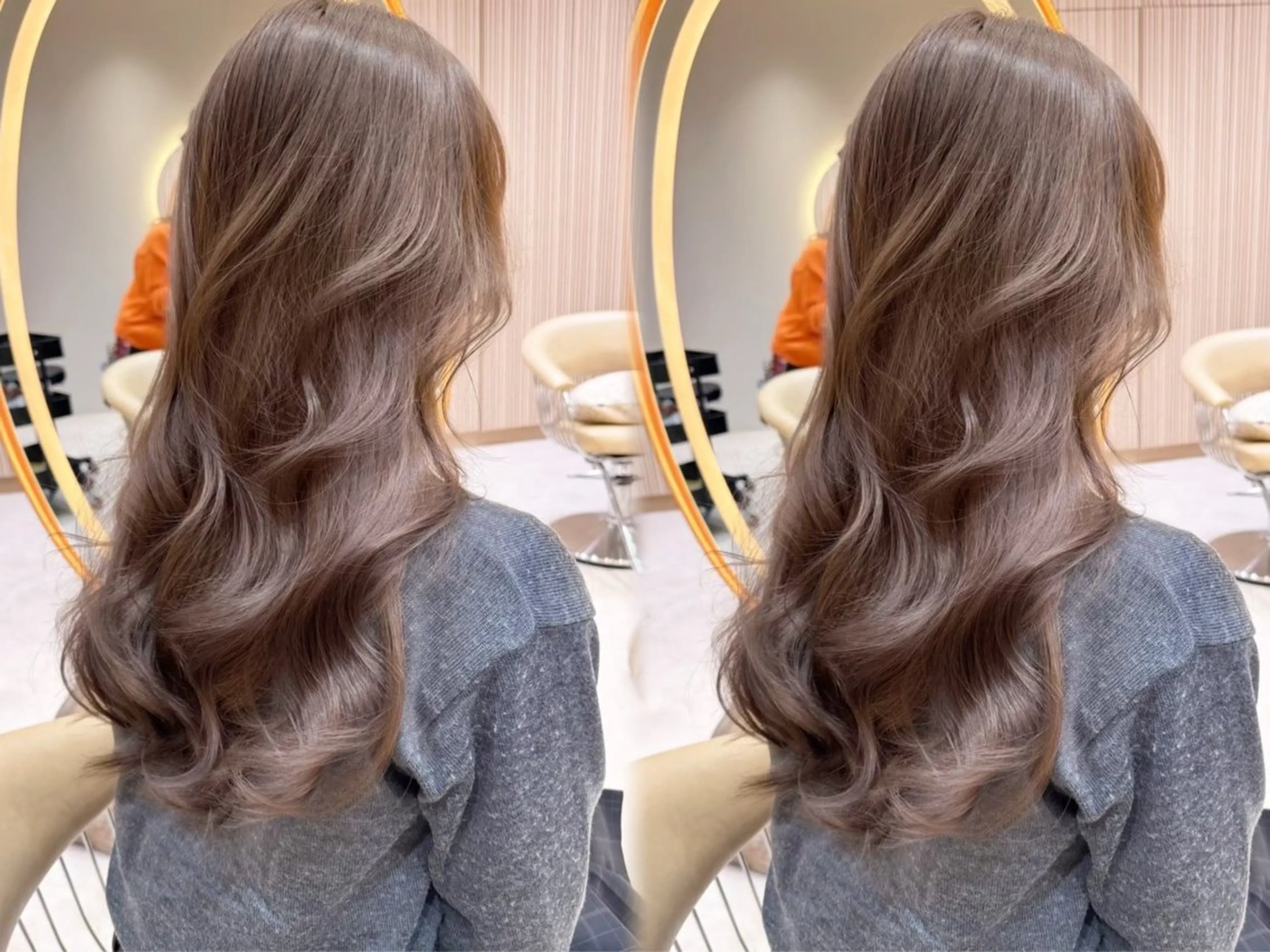 ロング カラー 竹田 真梨子のヘアスタイル