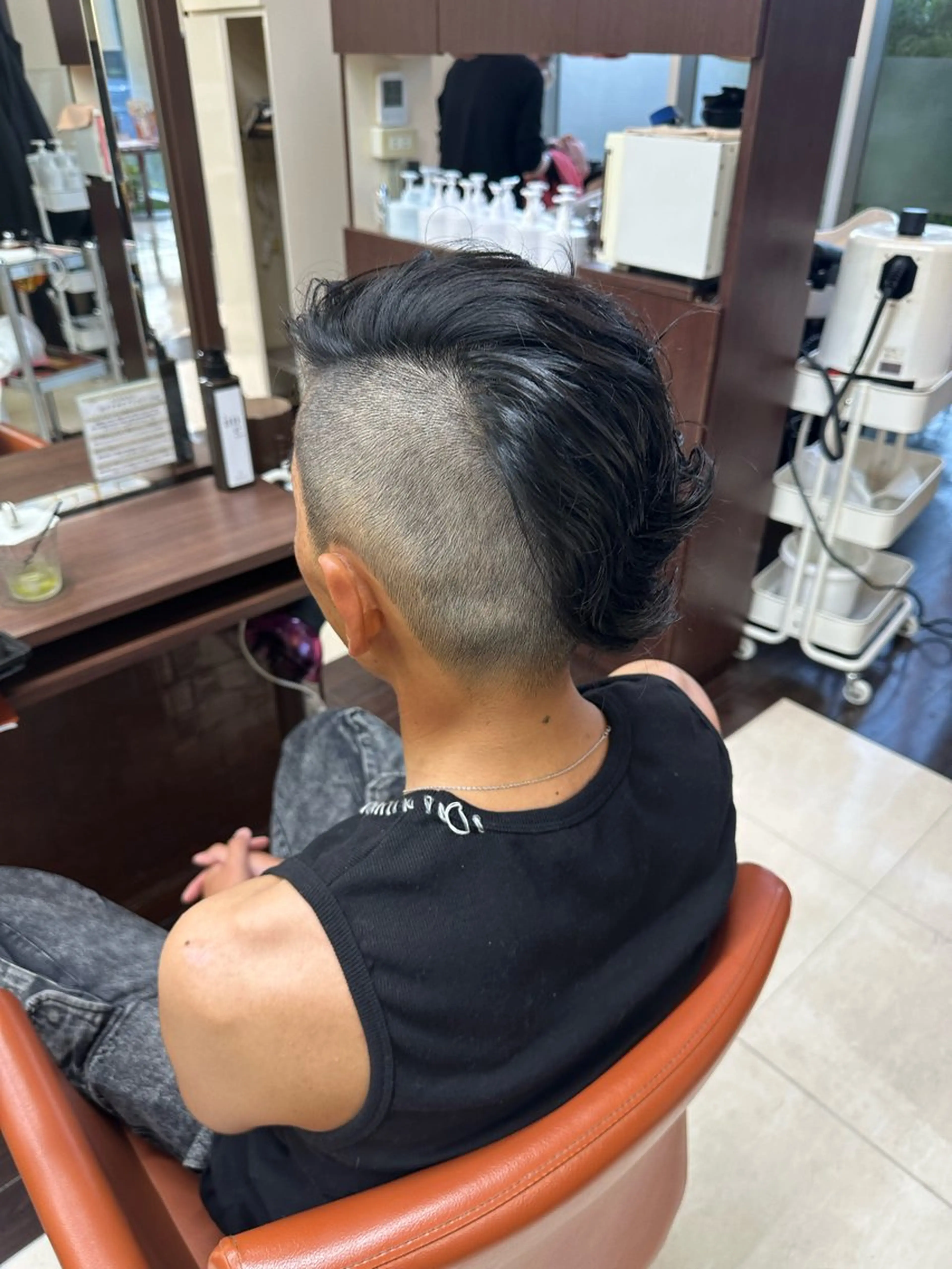 ショート カラー パーマ メンズ メンズパーマ スパイラルパーマ カット パーマ ヘアセット 毎月230人担当/ メンズヘア/清和武虎のヘアスタイル