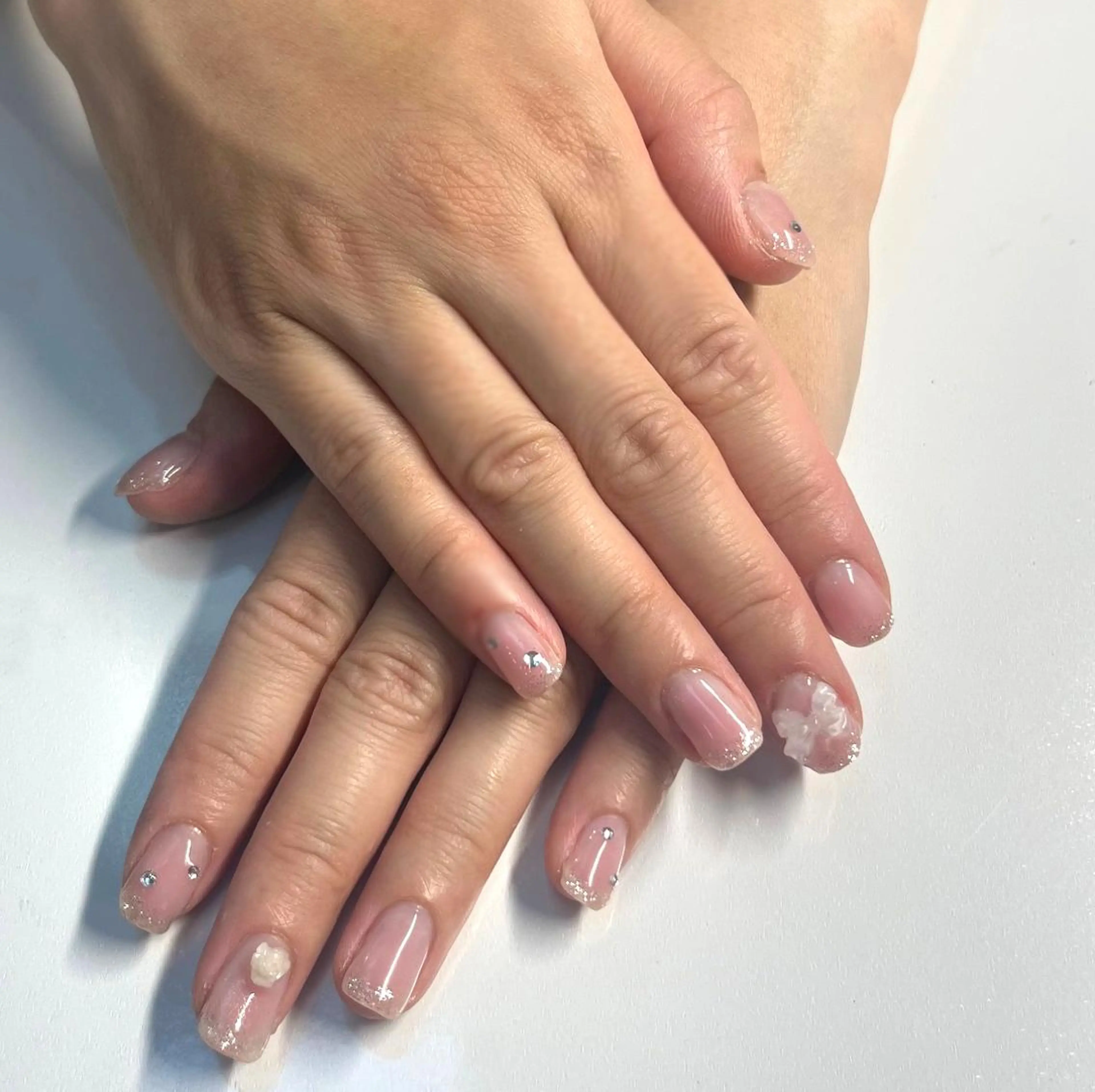 💅ネイル学園💅 セミセルフネイル💎ジェルネイル💎HAND💎ネイルオフ無しの写真