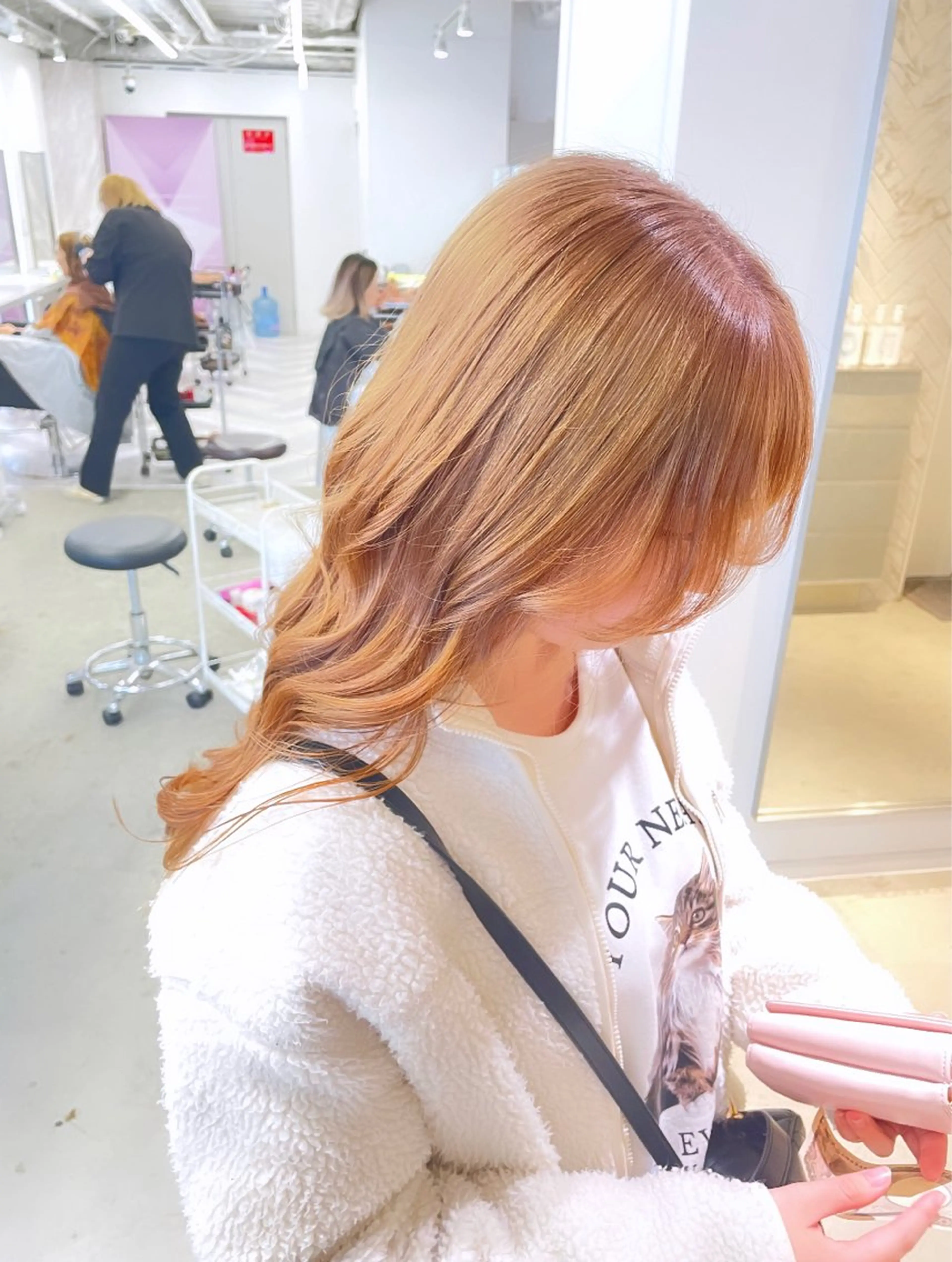 セミロング カット ヘアカラー トリートメント ヘアセット 🎗井上 竜 ブリーチ指名No.1のヘアスタイル