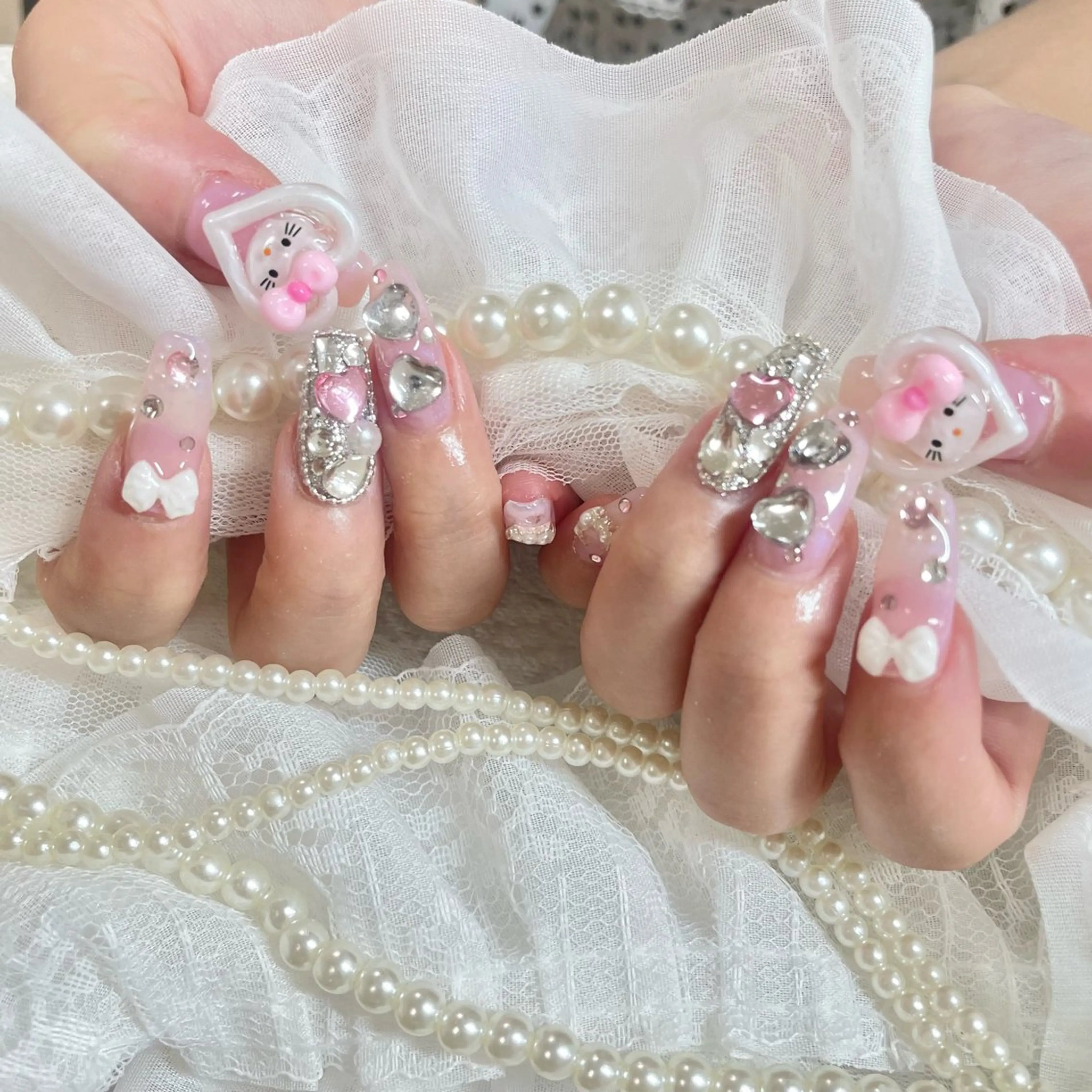 ネイル 持ち込み ハンドネイル 🎀AYAKO 🎀中韓ネイルのネイルデザイン