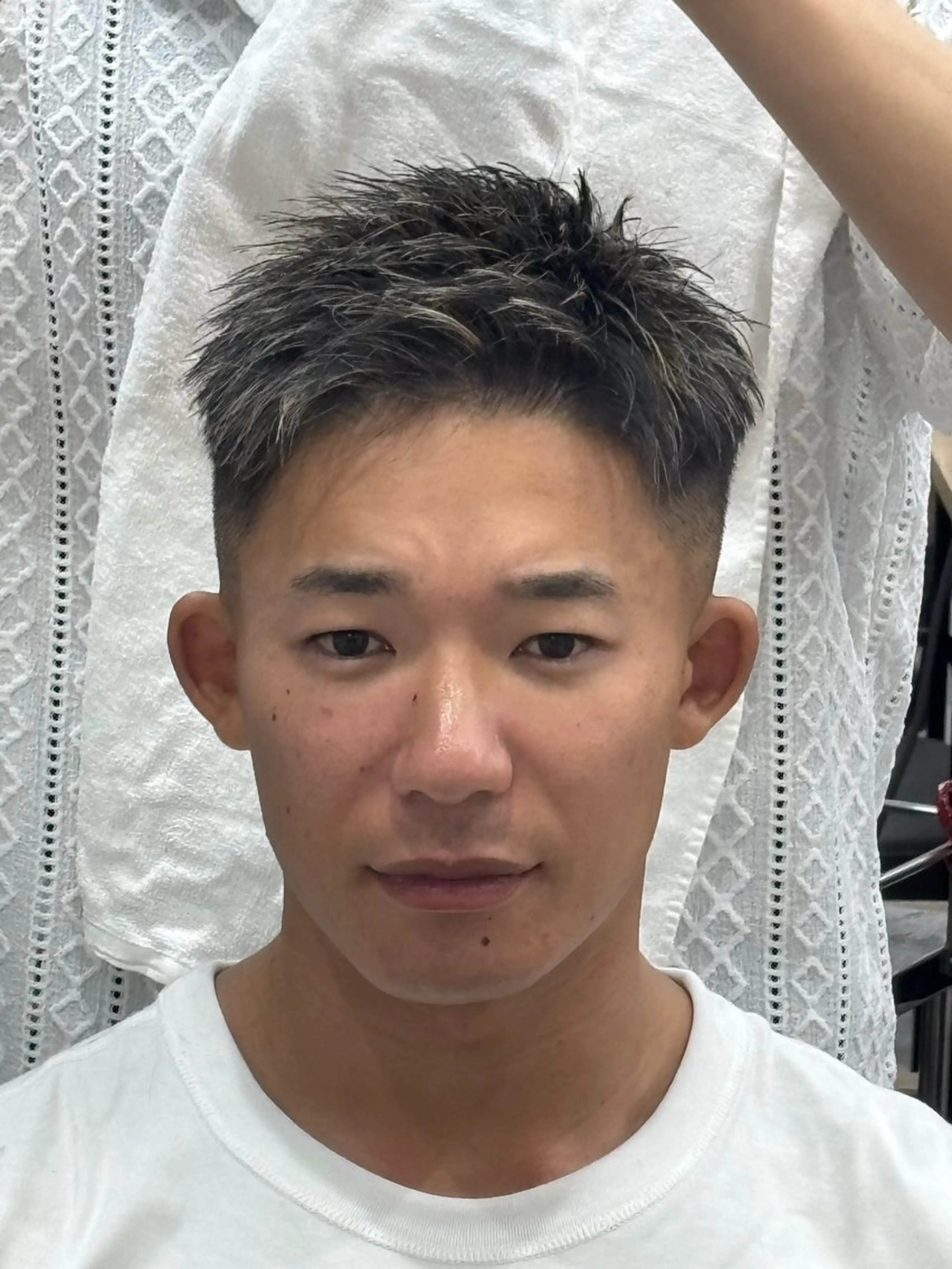 ショート カラー メンズ カット ヘアカラー DIECE所属・渋谷【メンズ特化】 レンのヘアスタイル