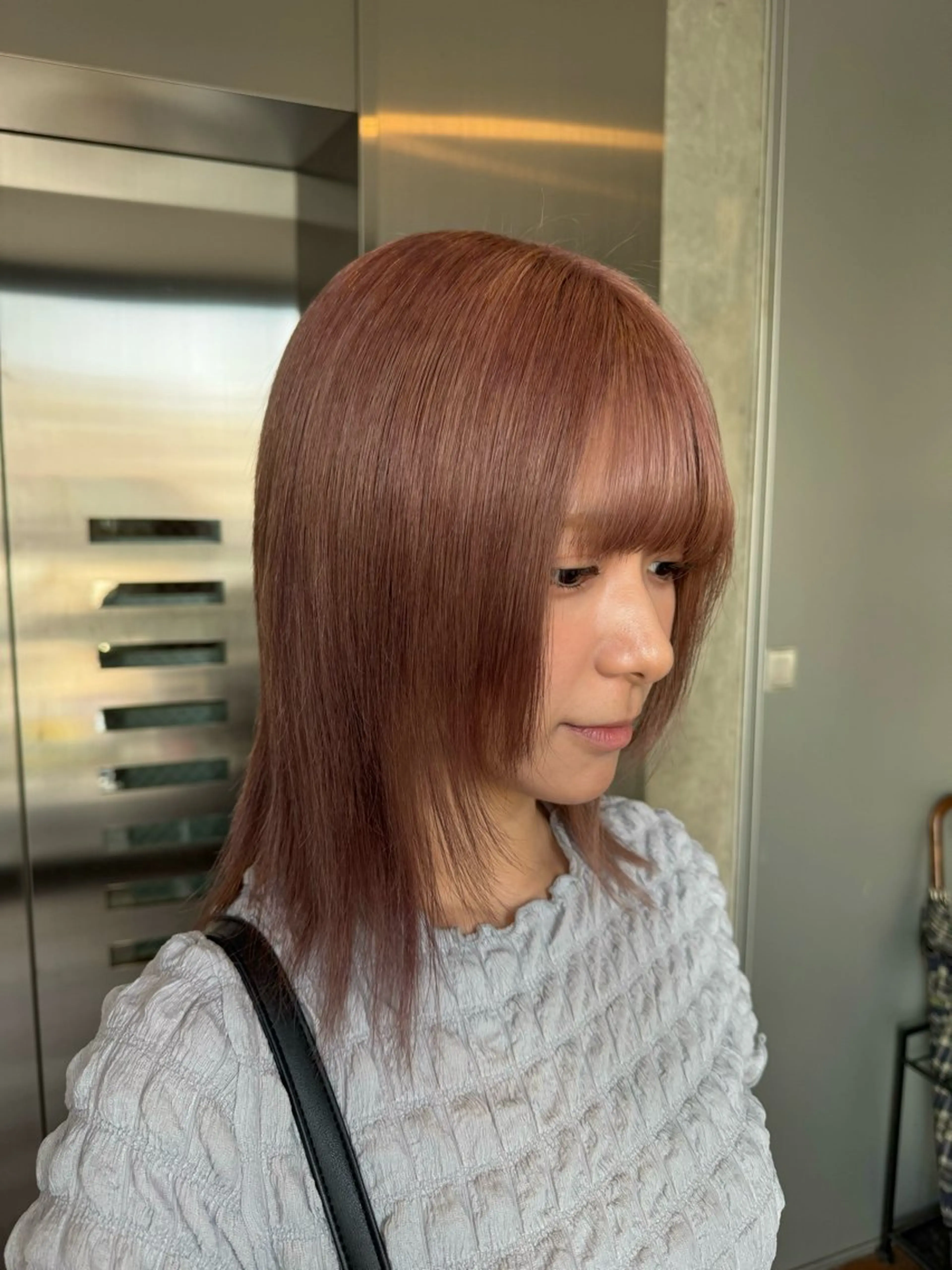 ミディアム ヘアカラー 🎀ダブルカラー hinata🎀のヘアスタイル