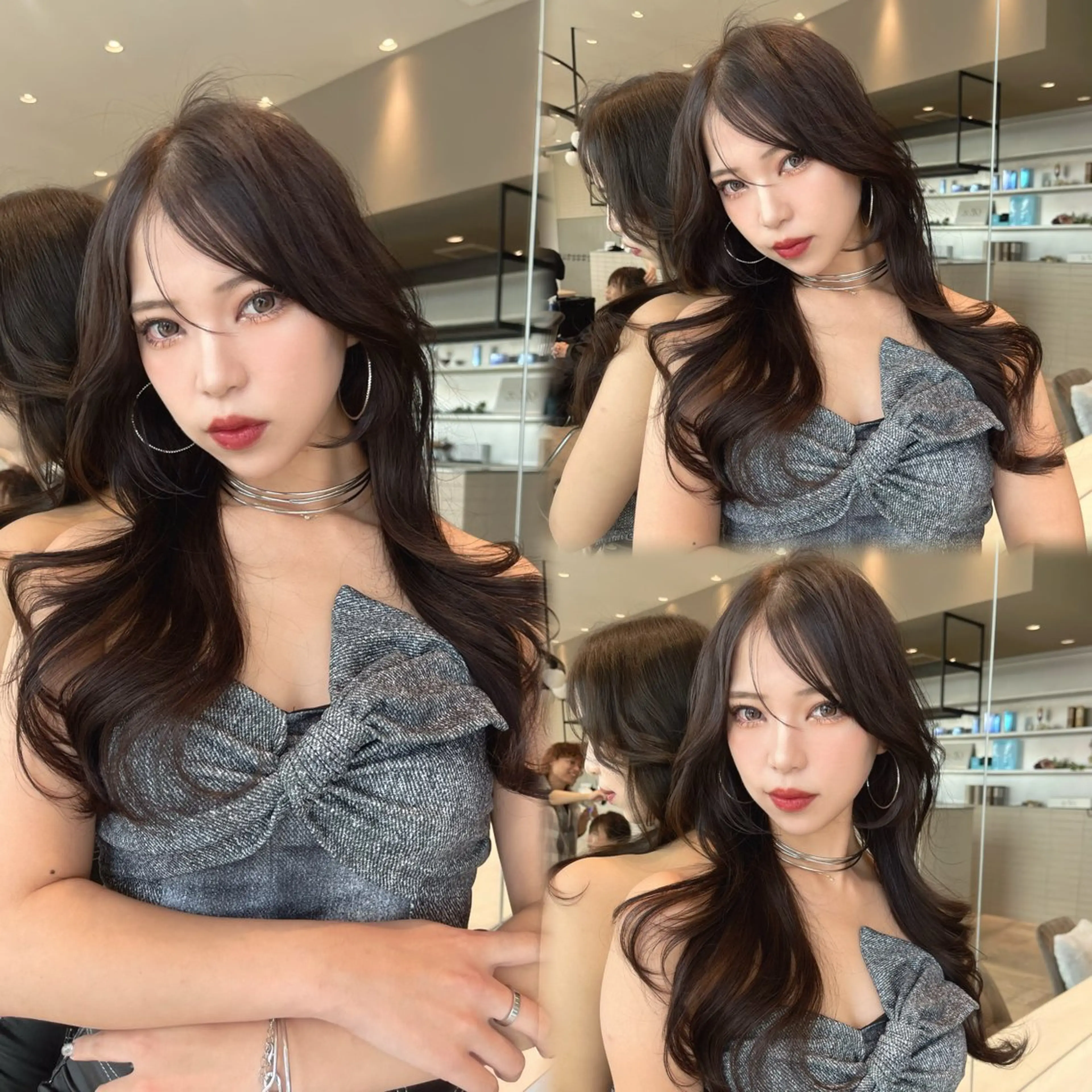 ロング カラー ヘアアレンジ 韓国レイヤー/ボブ 髪質改善/TAKAのヘアスタイル