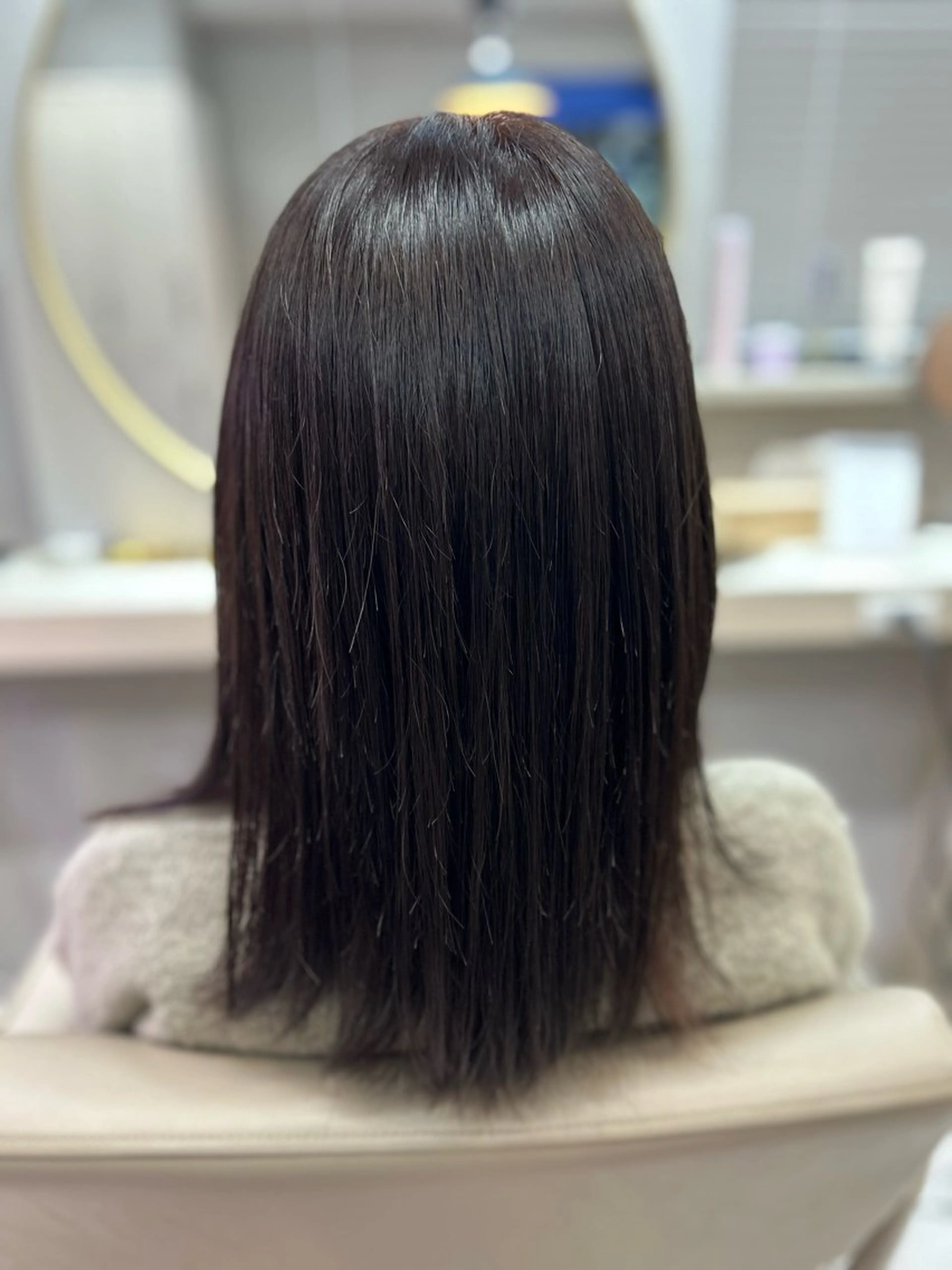 セミロング カット ヘアカラー 池田 太一のヘアスタイル