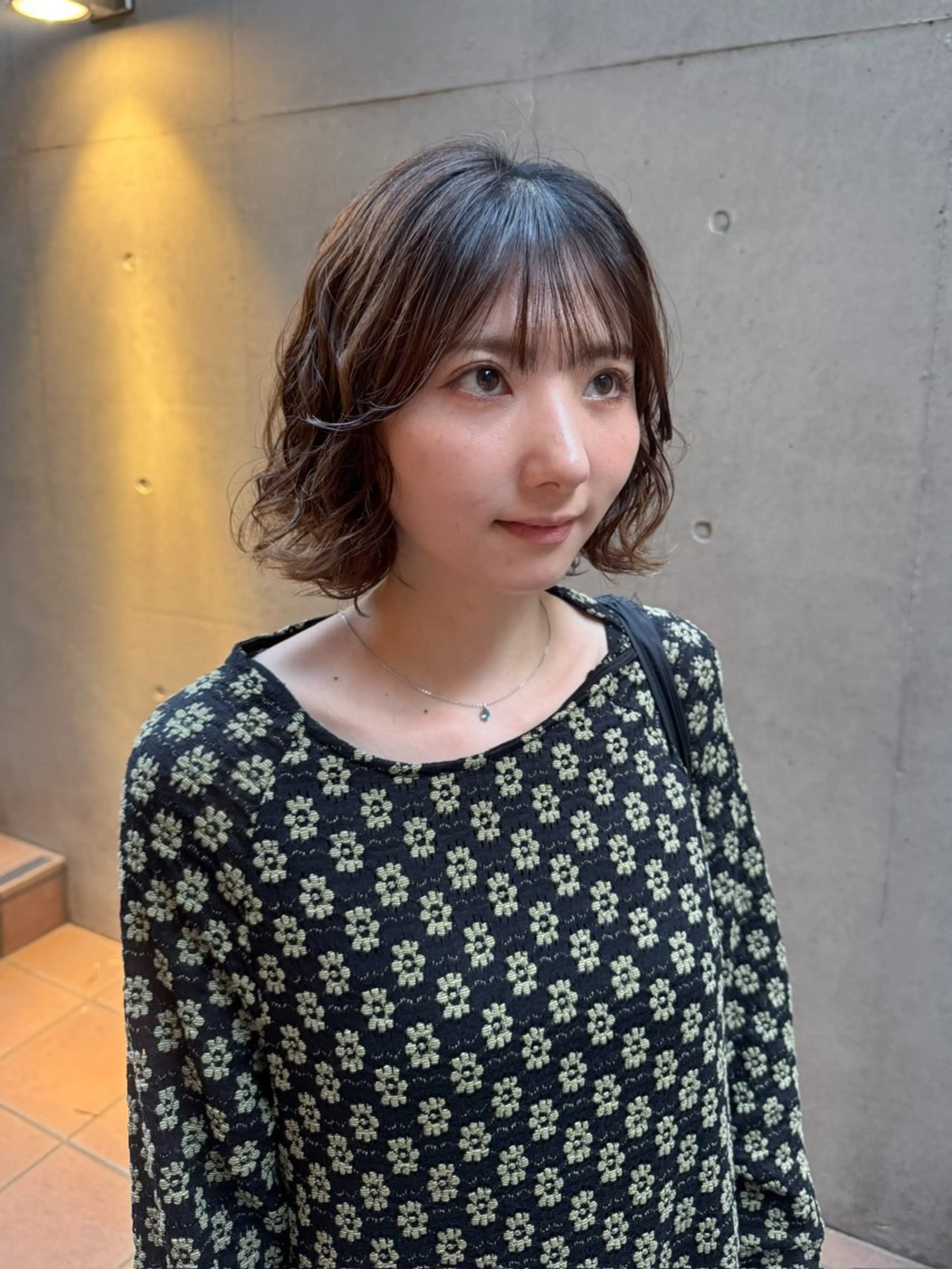 ショート カラー パーマ カット パーマ 大橋 芽衣のヘアスタイル