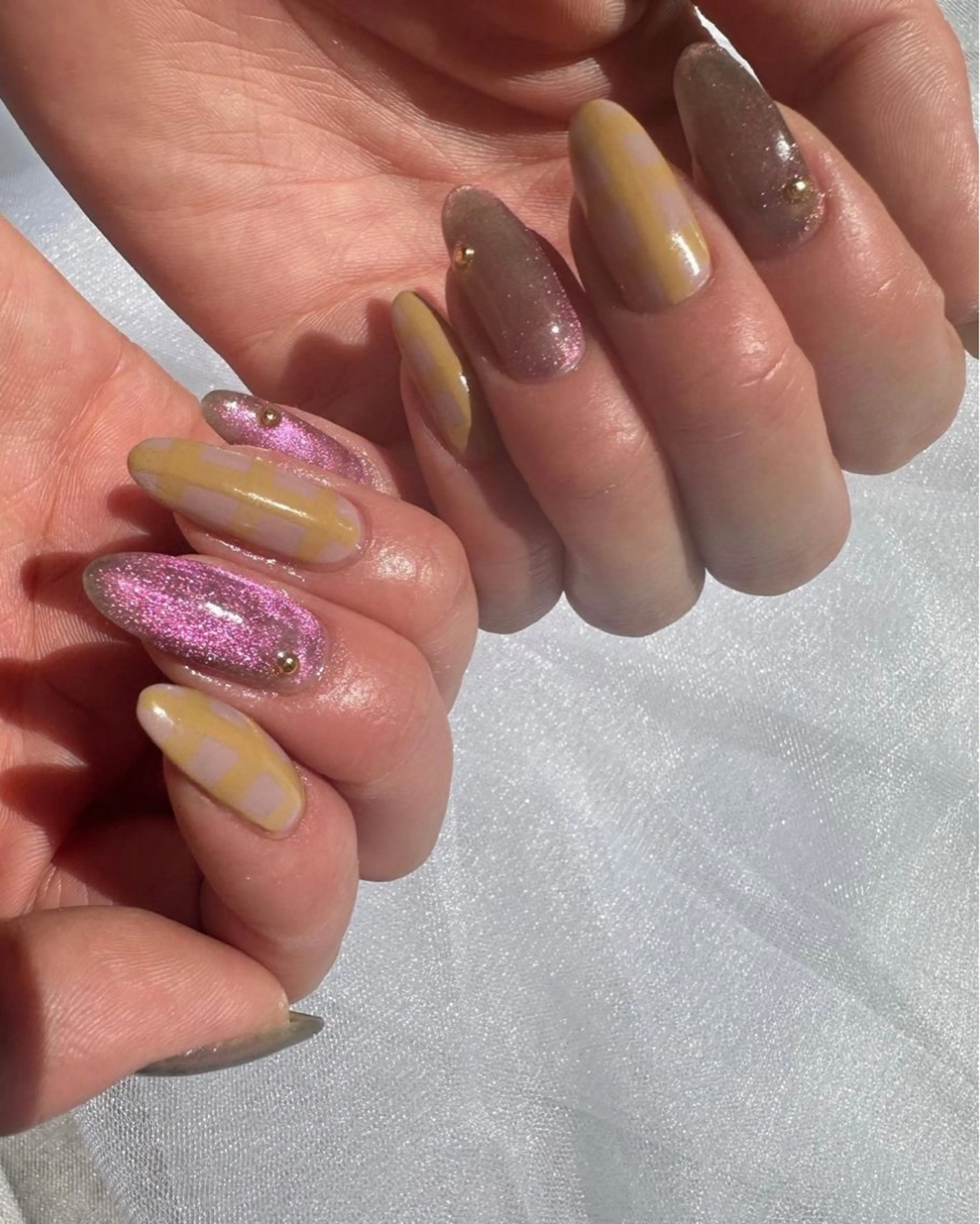 ネイル クリアネイル 氷ネイル・うるうるネイル キラキラネイル 韓国ネイル ロングネイル 🪞KAPE NAIL 🪞のネイルデザイン