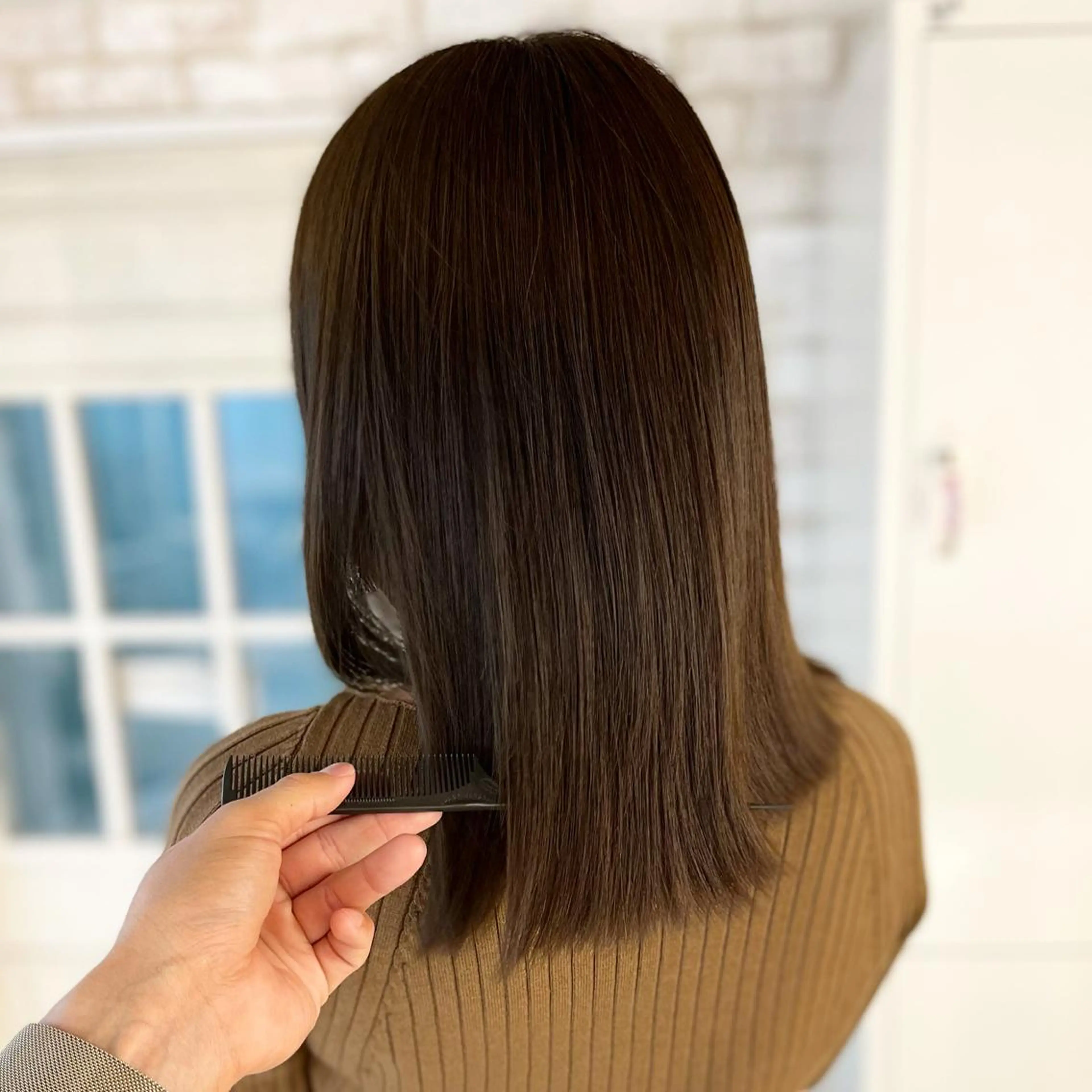 ミディアム カラー ヘアカラー トリートメント エクステ ヘアセット エクステ/プル エクステKOICHIのヘアスタイル