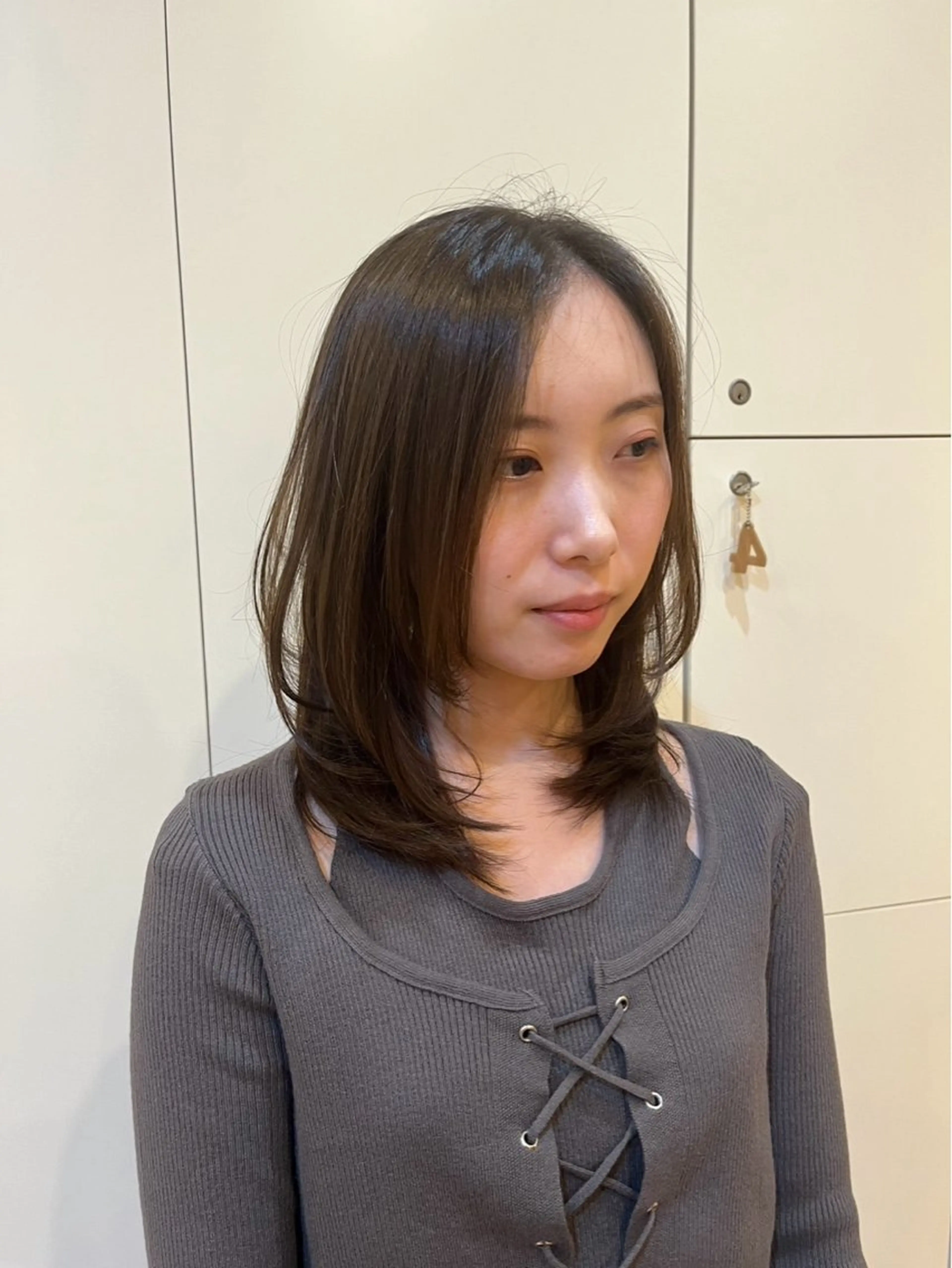 ミディアム ハイレイヤー レイヤーカット CINNAMON所属・カットモデル レイヤーカット/ボブのヘアスタイル