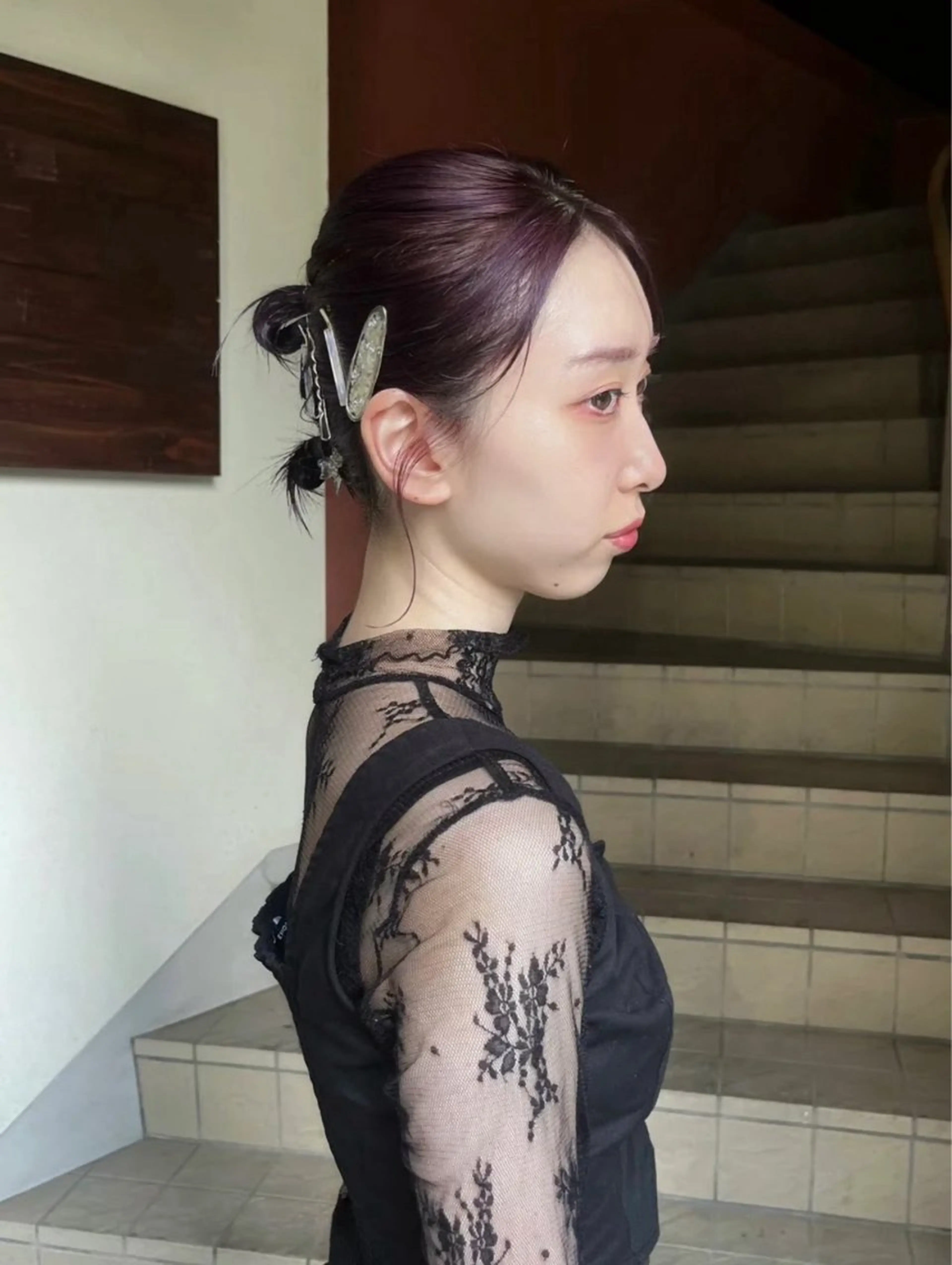 ヘアアレンジ お団子ヘア ヘアセット ColetteHAIR the MORIOKA所属・コレットヘアー 大村環奈のヘアスタイル