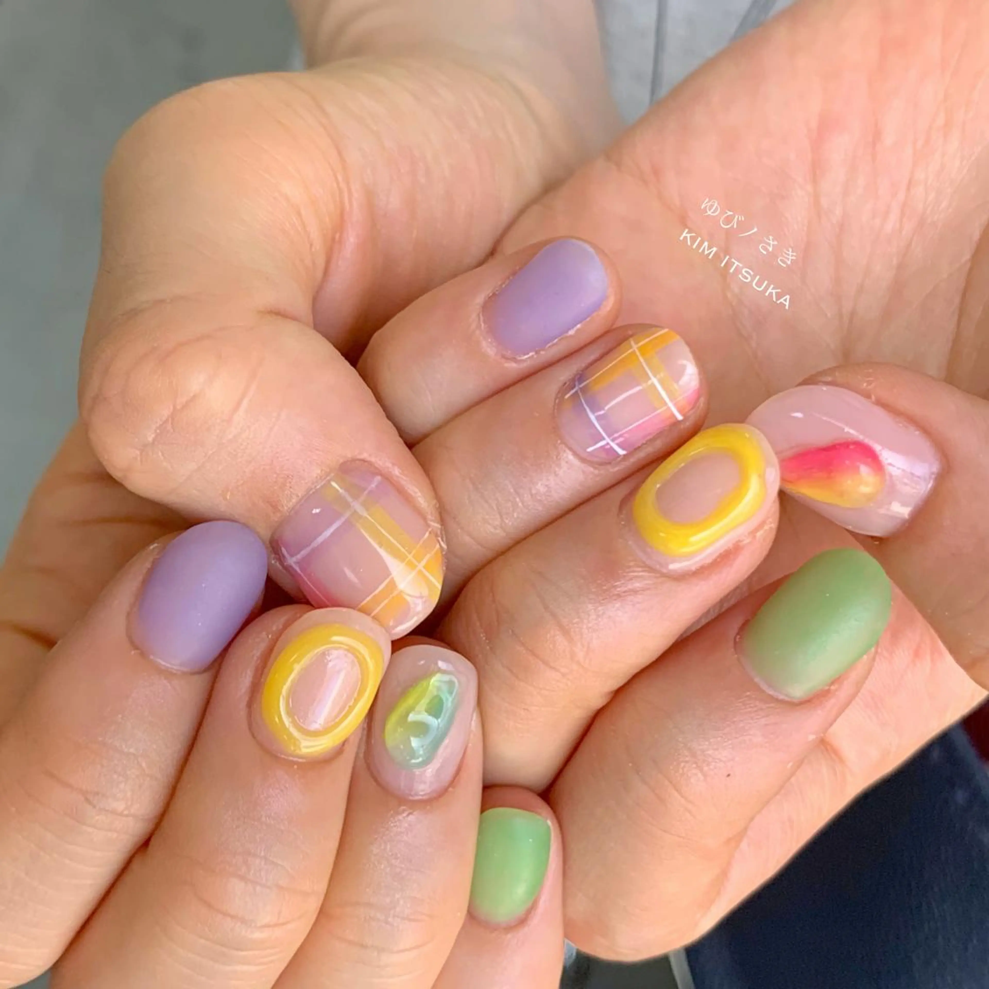 ネイル ゆびノさき茨木店 ニュアンス/アートのネイルデザイン