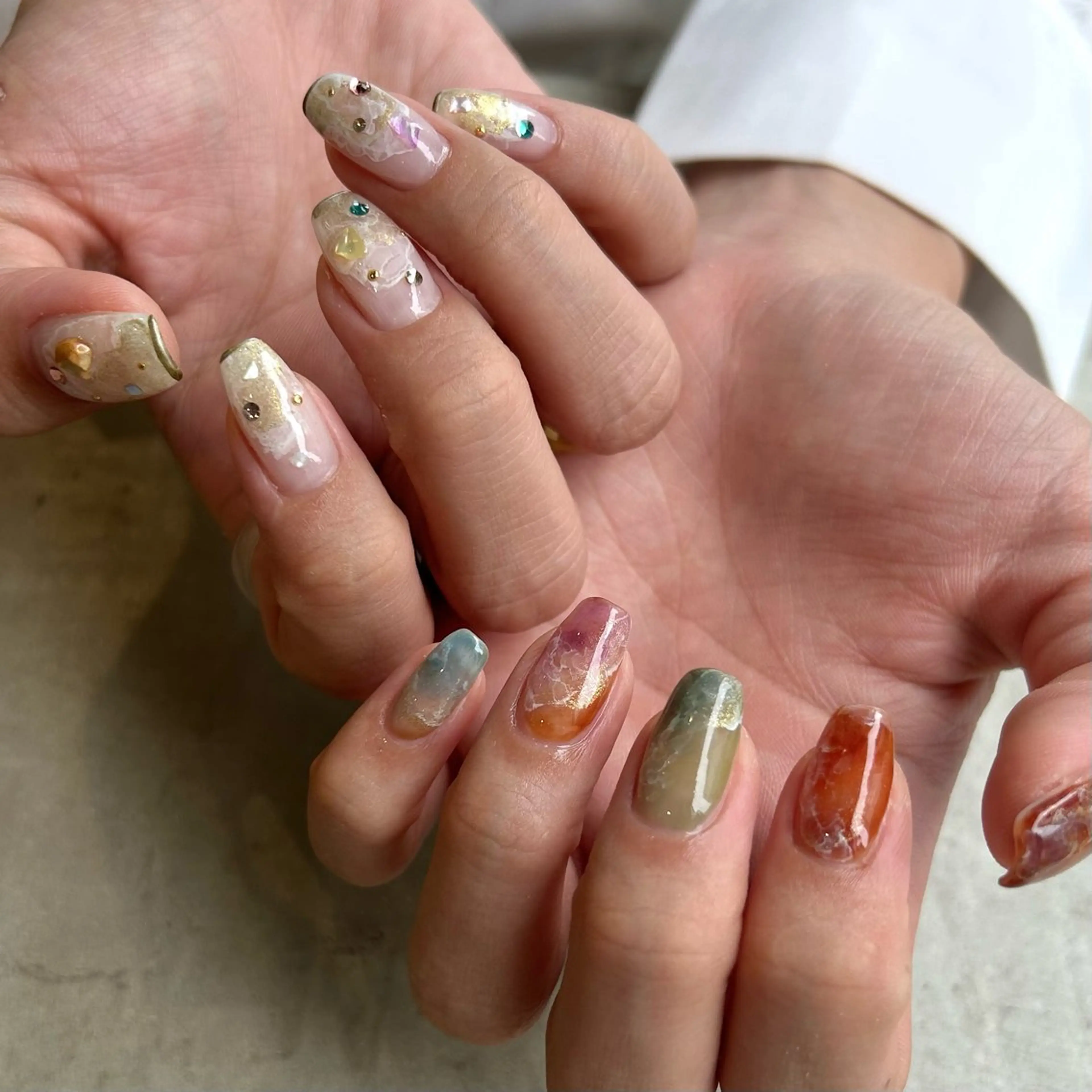 ネイル SHELLTOKYO 💜Kazamakiのネイルデザイン