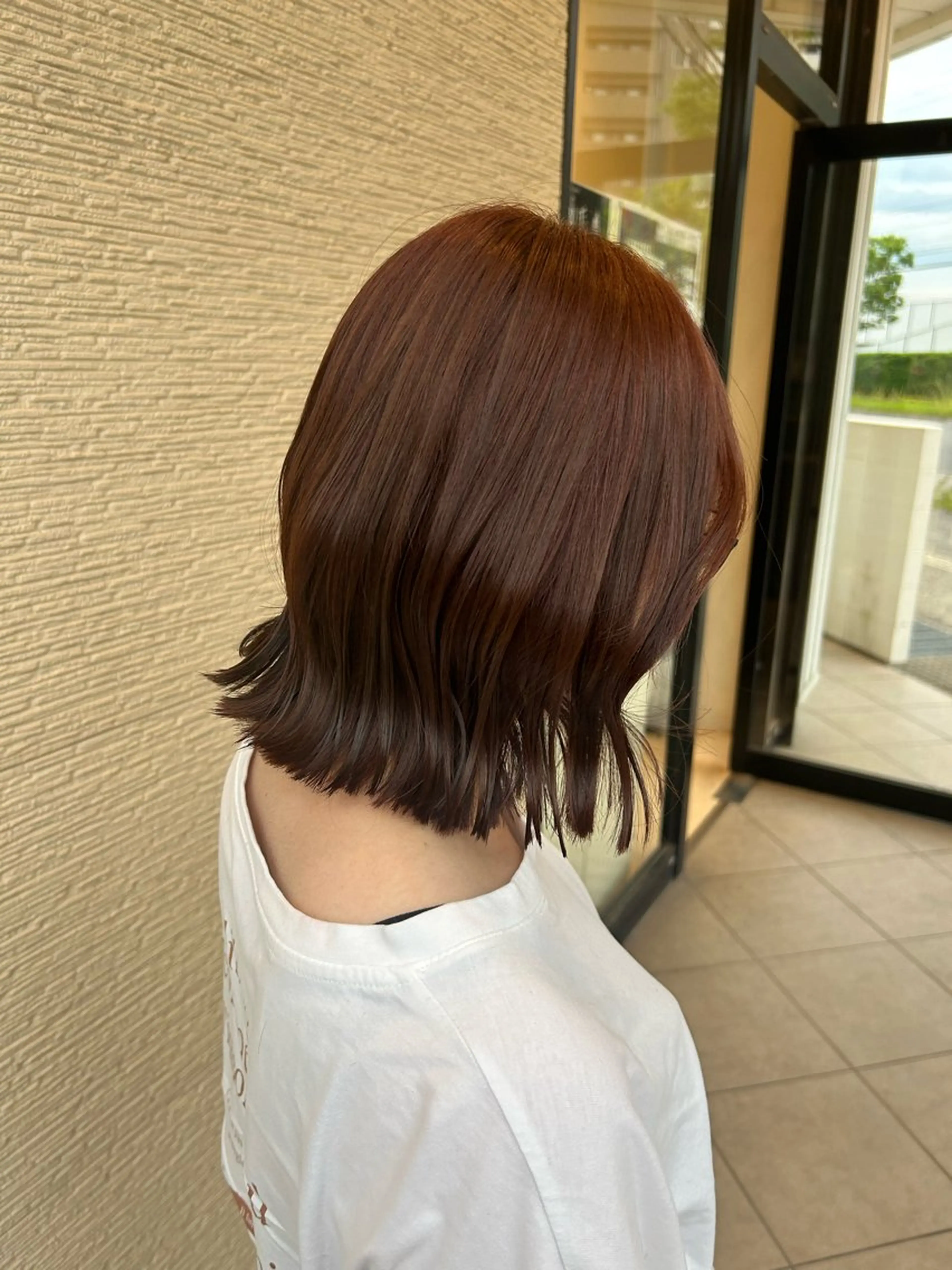 カットモデル (ロング・ボブ 限定18歳~)緑/浜田/青森市/髪質改善の写真