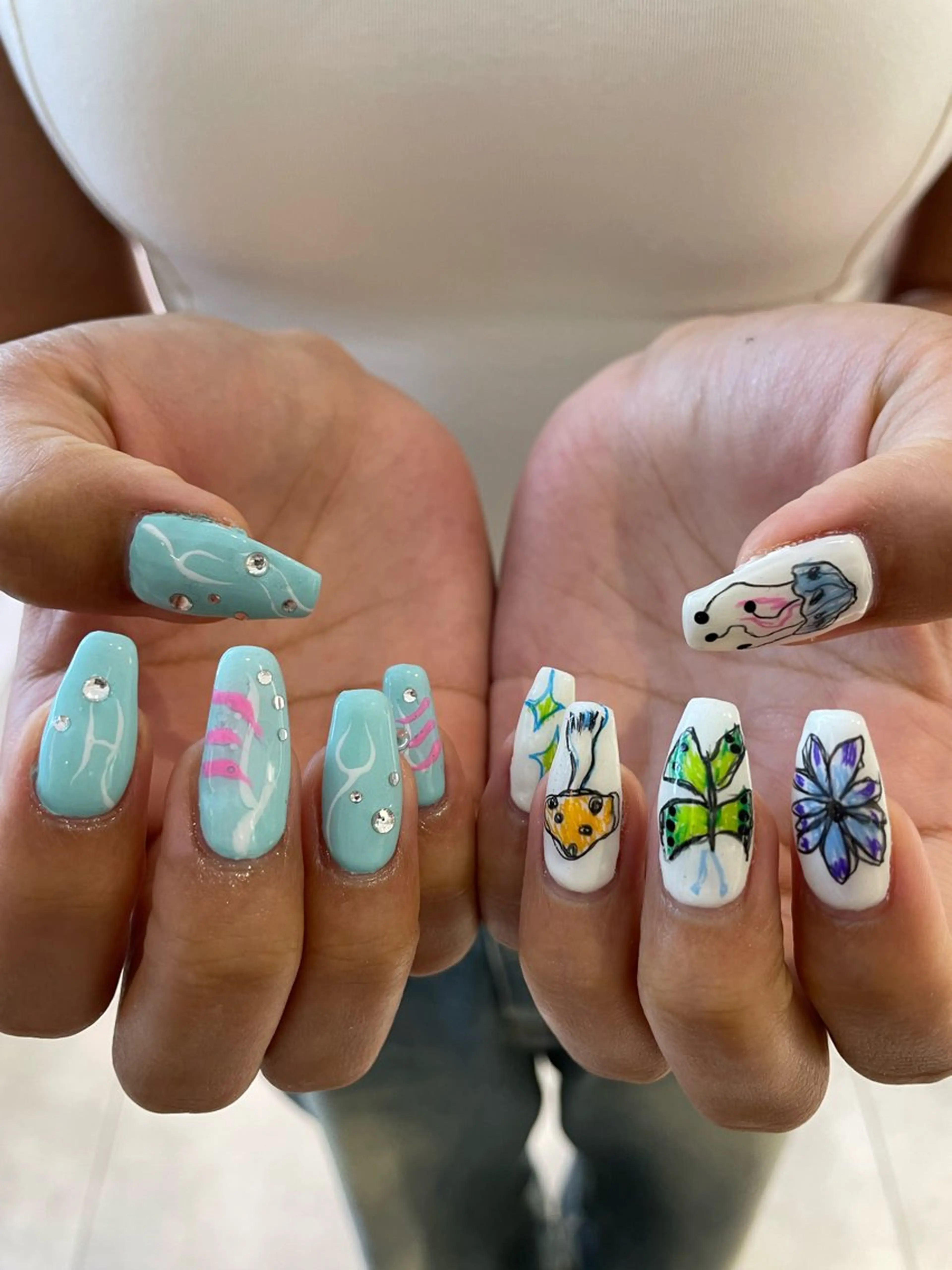 ネイル hair&nail ☯️アイリ☯️のネイルデザイン