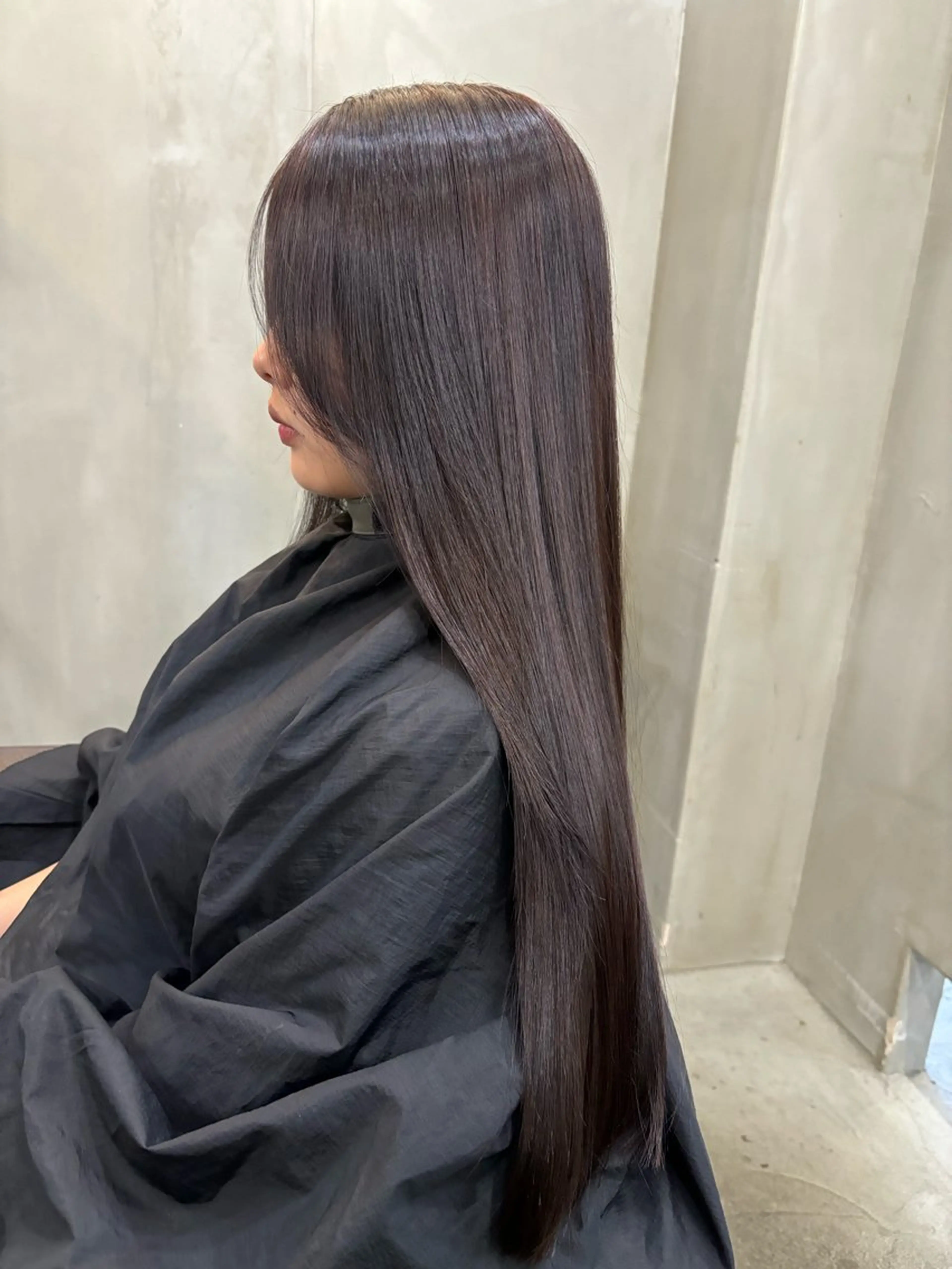 ロング カラー 黒髪 ヘアカラー VOYAGE所属・中園 康のヘアスタイル