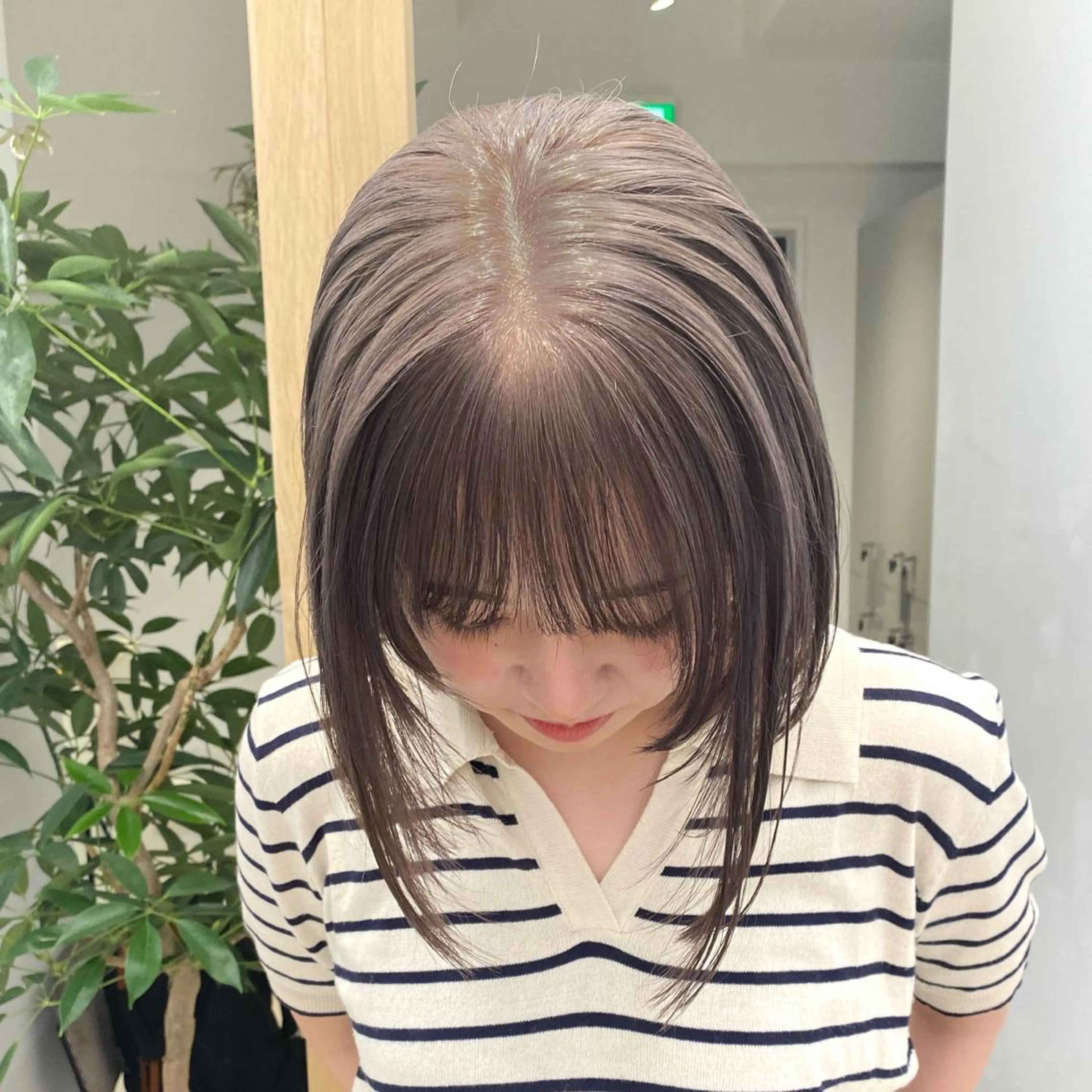 ショート カラー ブリーチ ボブ Lomalia 🤍🫧/makoのヘアスタイル