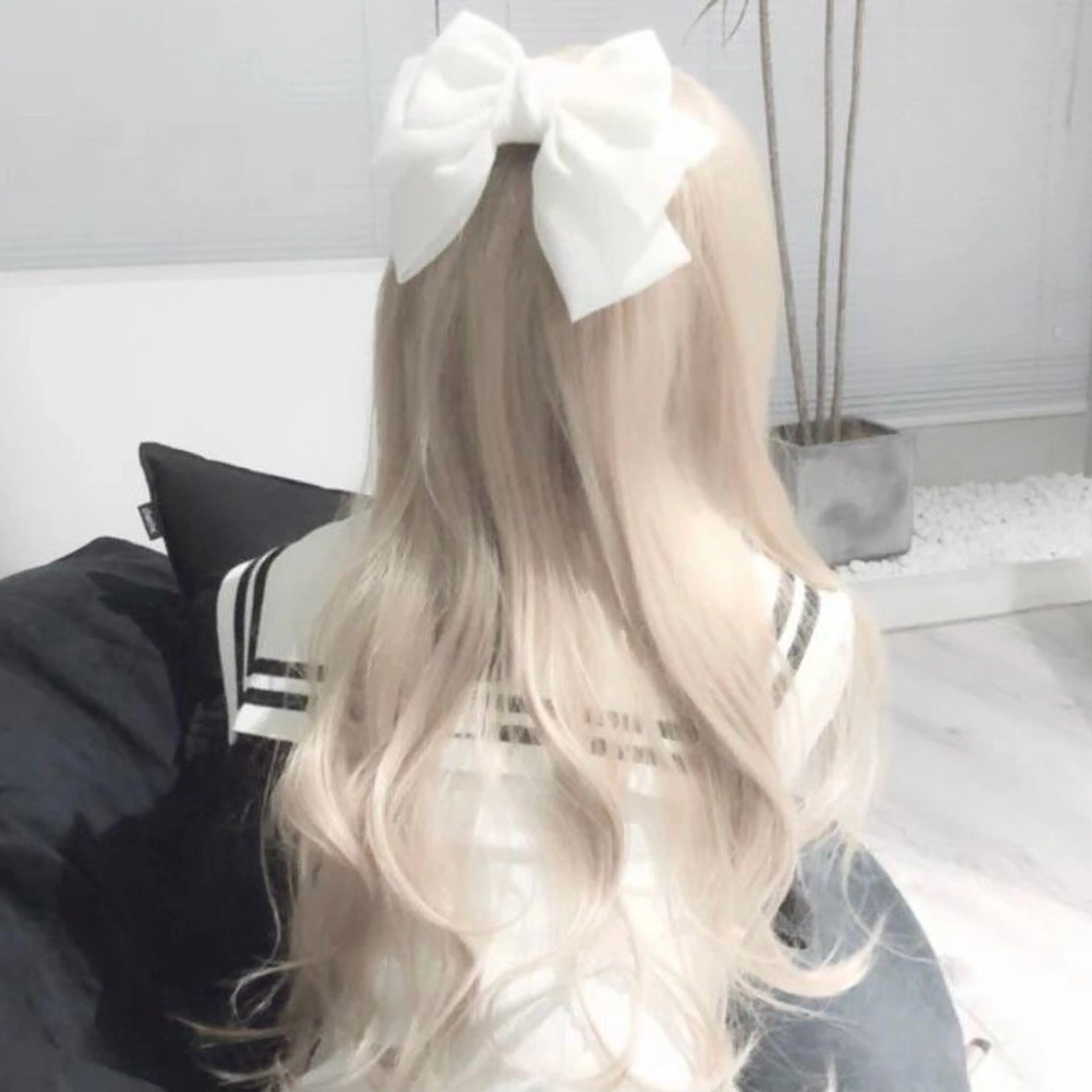 ロング カラー ヘアカラー トリートメント 大人っぽ韓国🤍ブリ ーチ/mitsukiのヘアスタイル