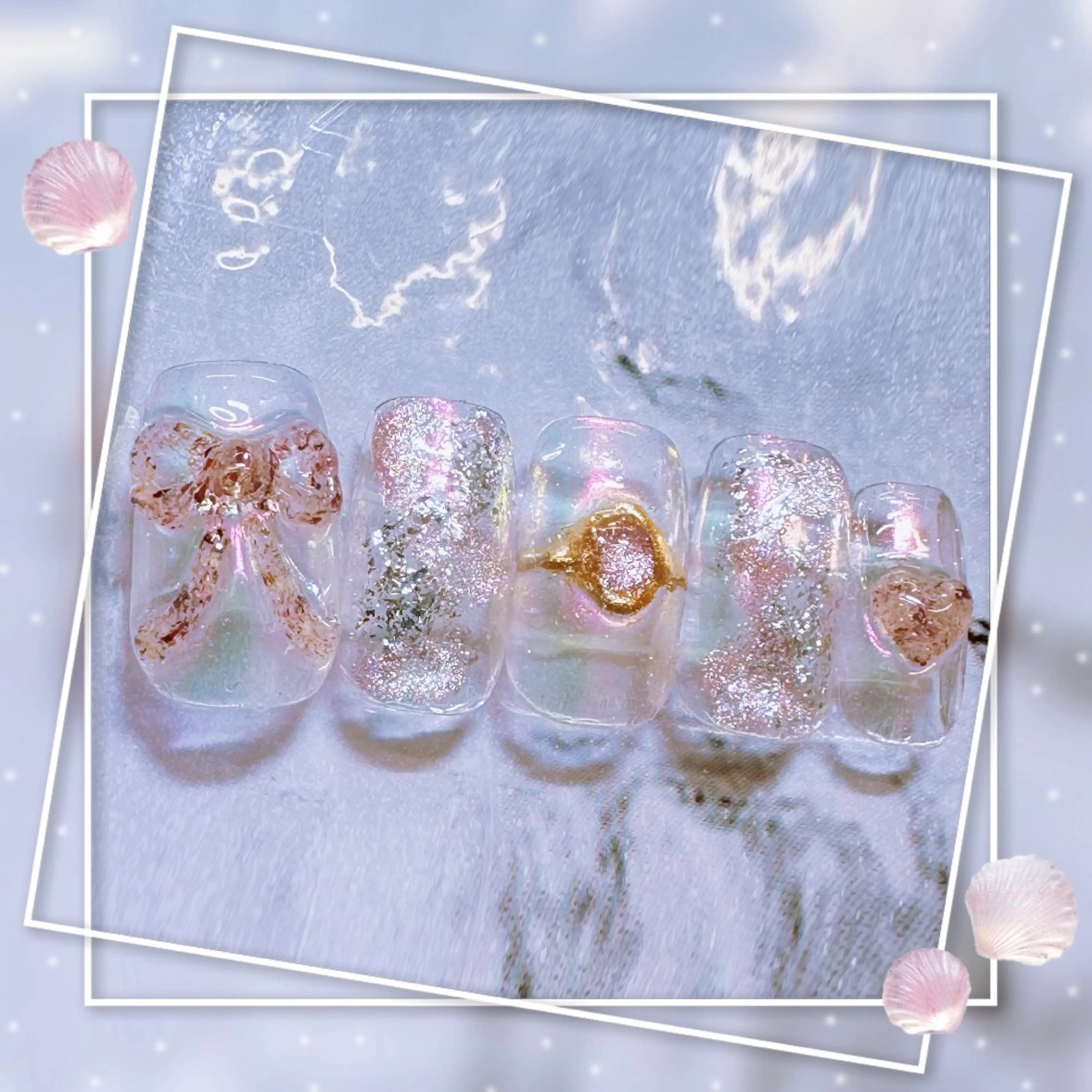 ネイル ハンドネイル Alushe平井店 🔅アイ🔅のネイルデザイン