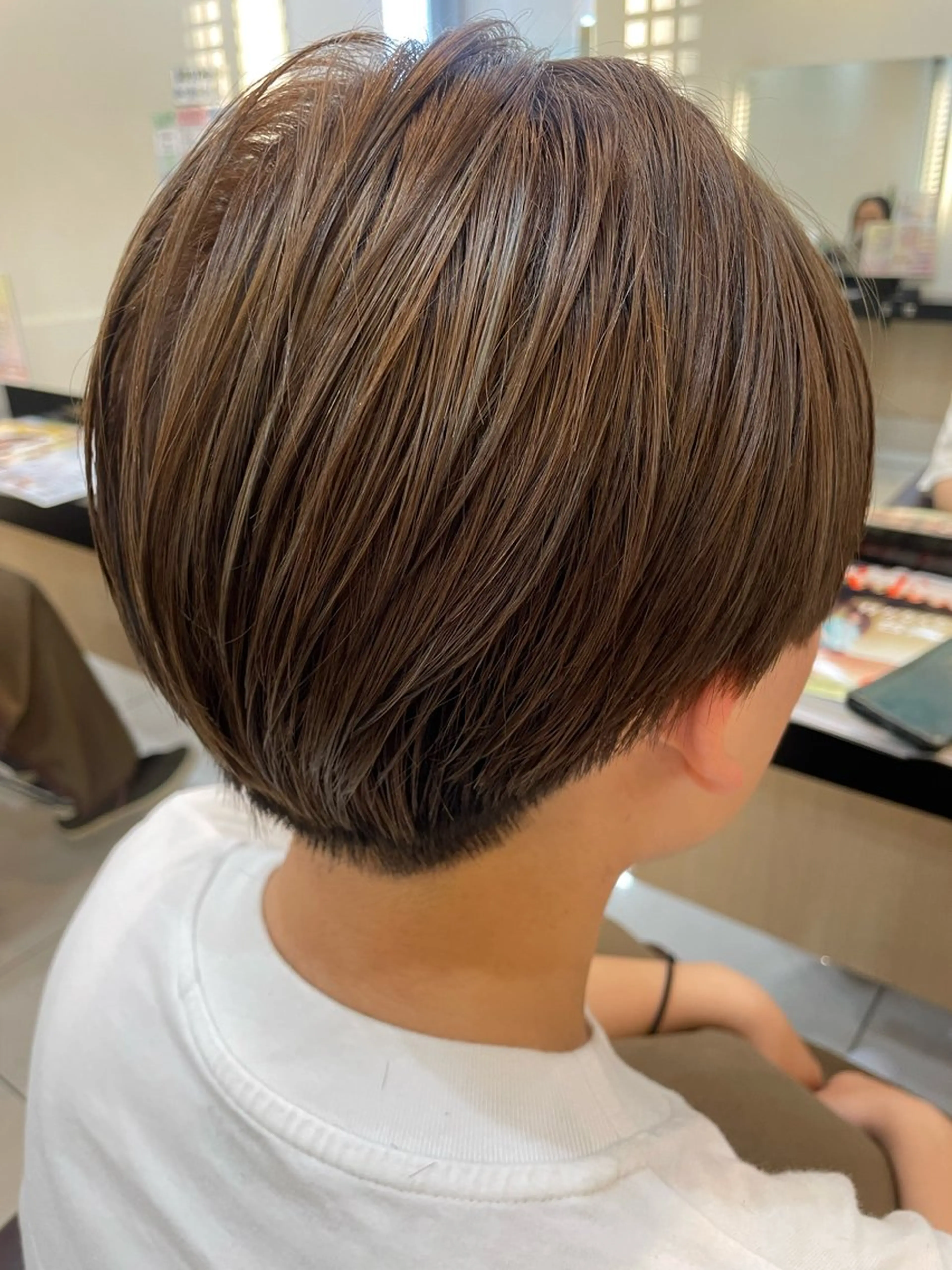 ショート カラー カット ヘアカラー トリートメント リリー /Men's/パーマのヘアスタイル