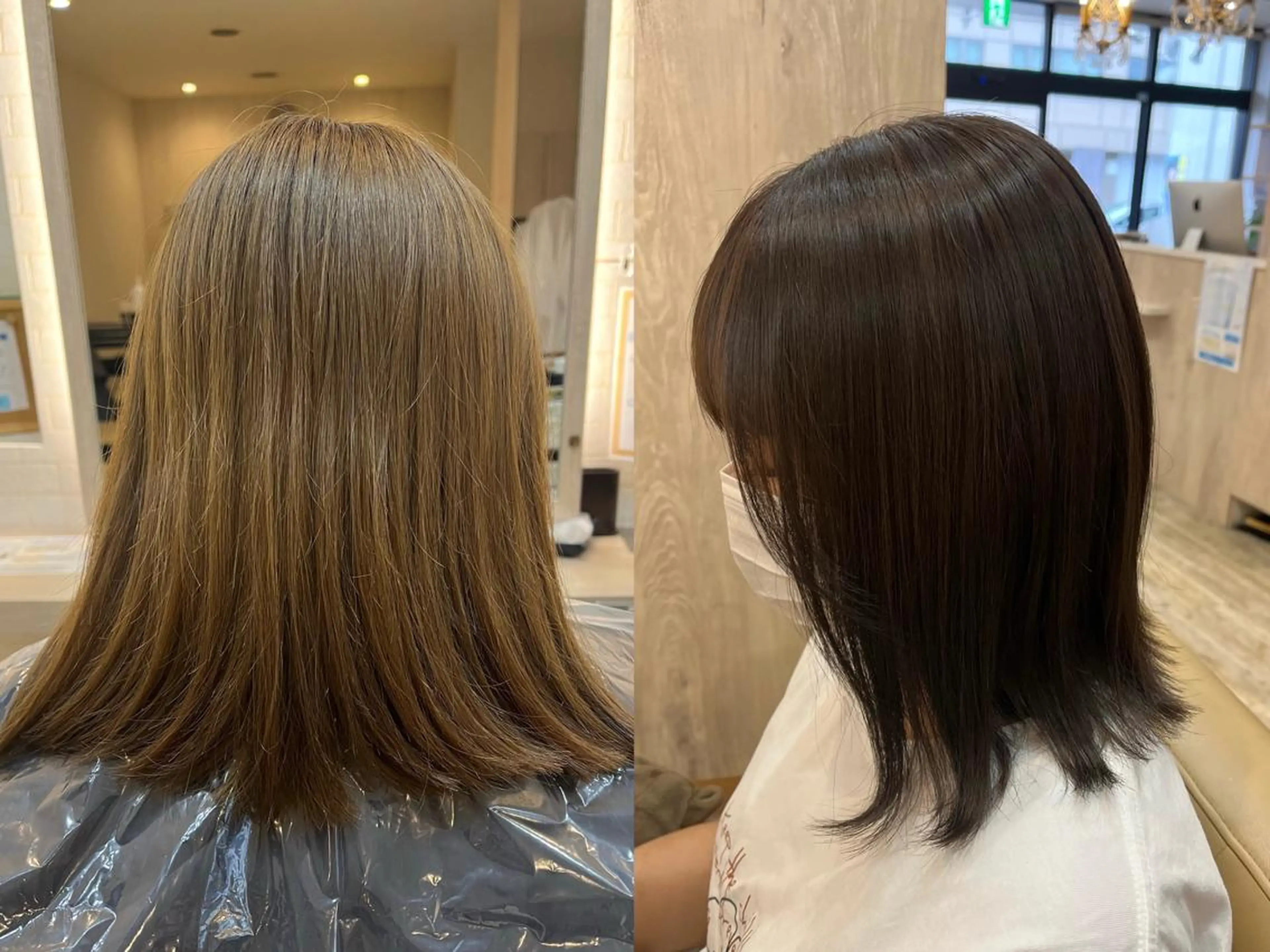 ミディアム カラー gabi hair LOOB所属・hina ✂︎のヘアスタイル