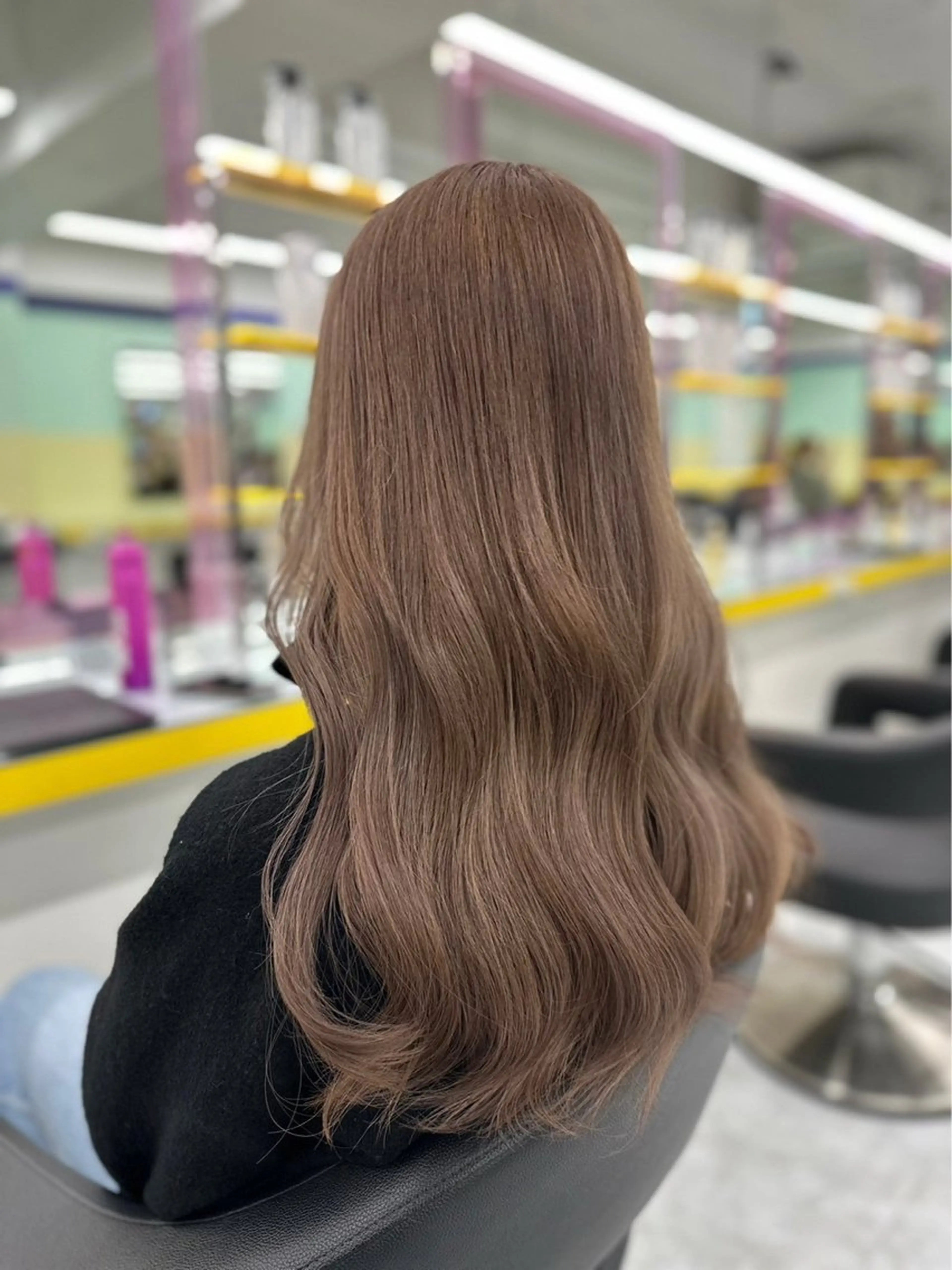 カラー パーマ ヘアアレンジ メンズ ヘアカラー 🤍レイヤーカット/ ベージュヘア🤍のヘアスタイル