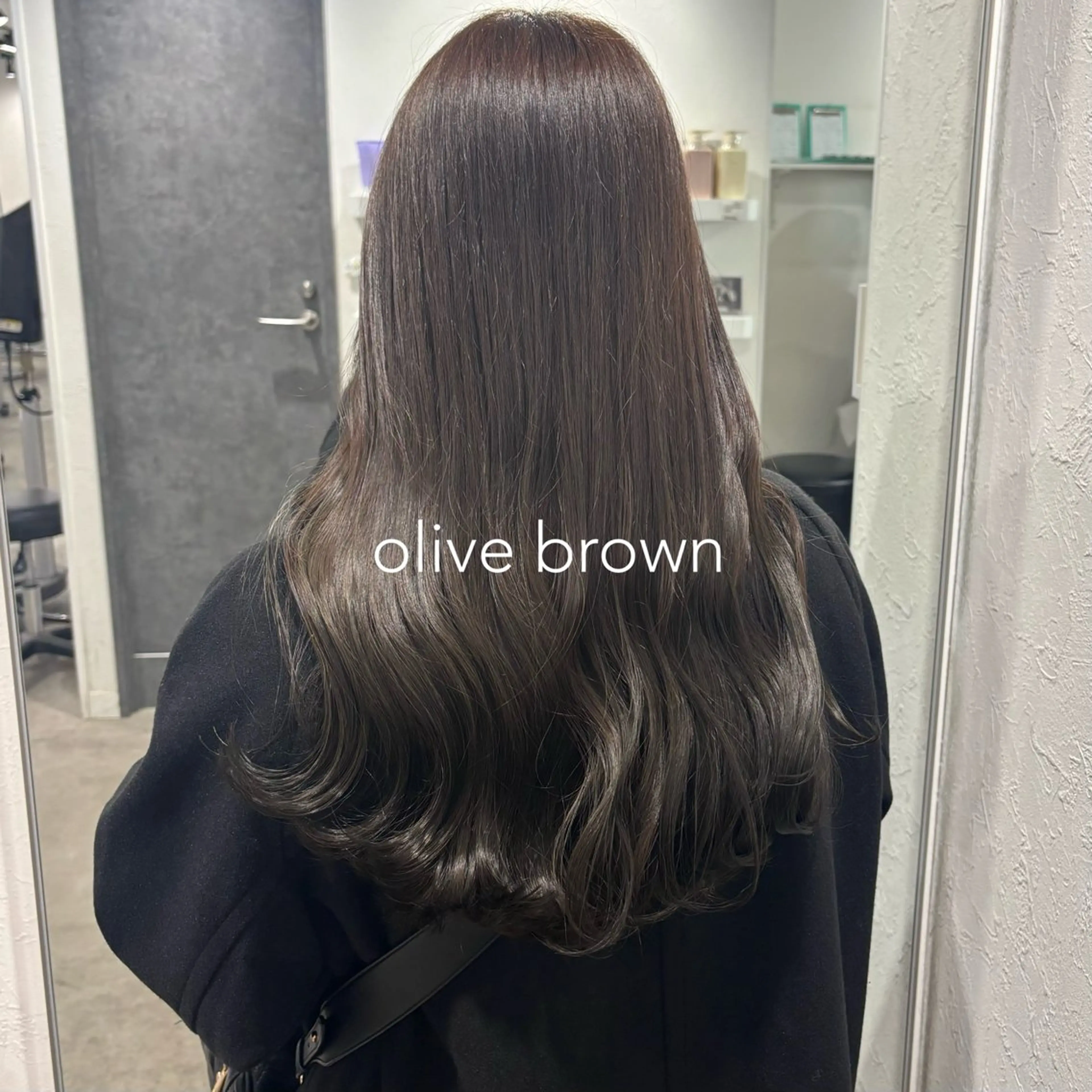 ロング ヘアカラー 髪質改善ストレート /暖色カラー🎀🪞のヘアスタイル