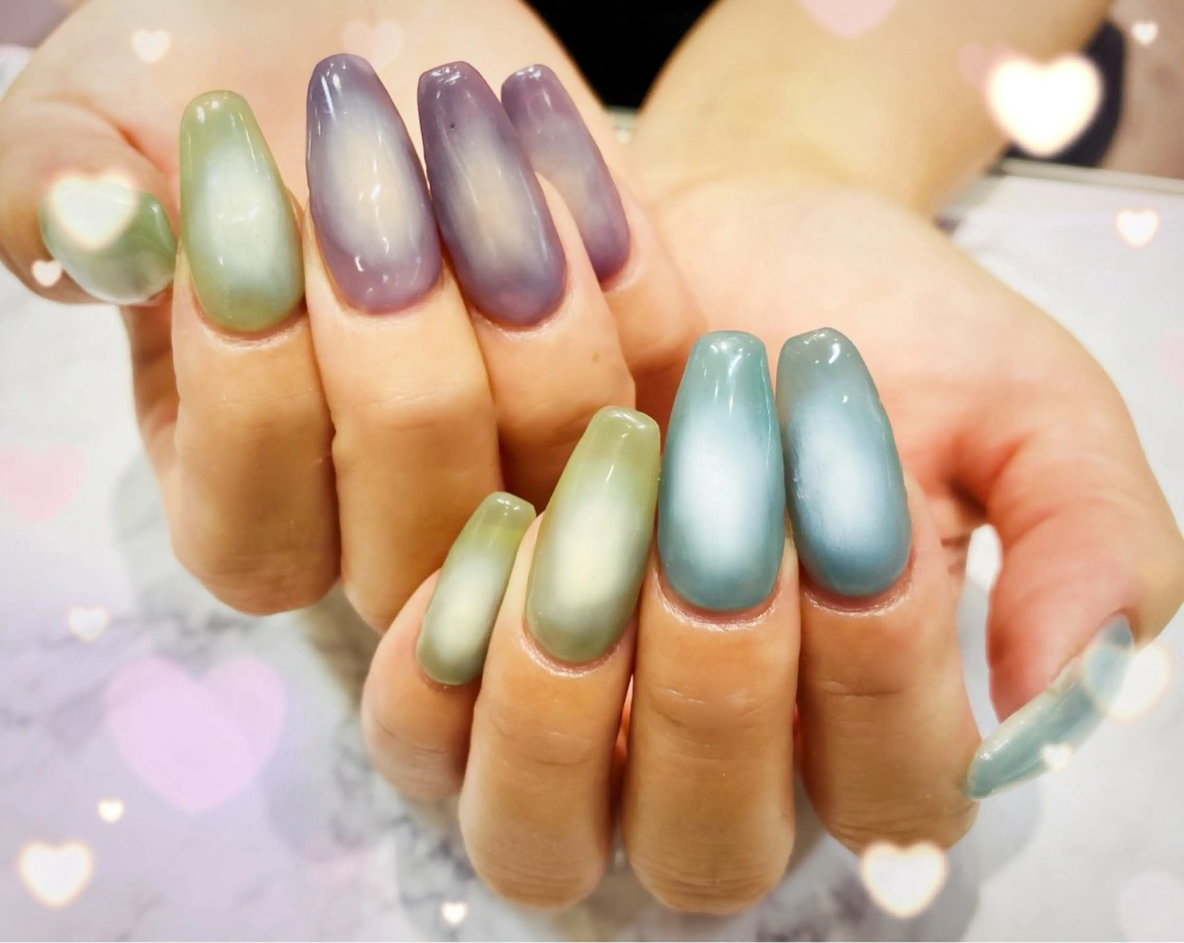 ネイル チークネイル ハンドネイル ネイルサロン nail_upのネイルデザイン