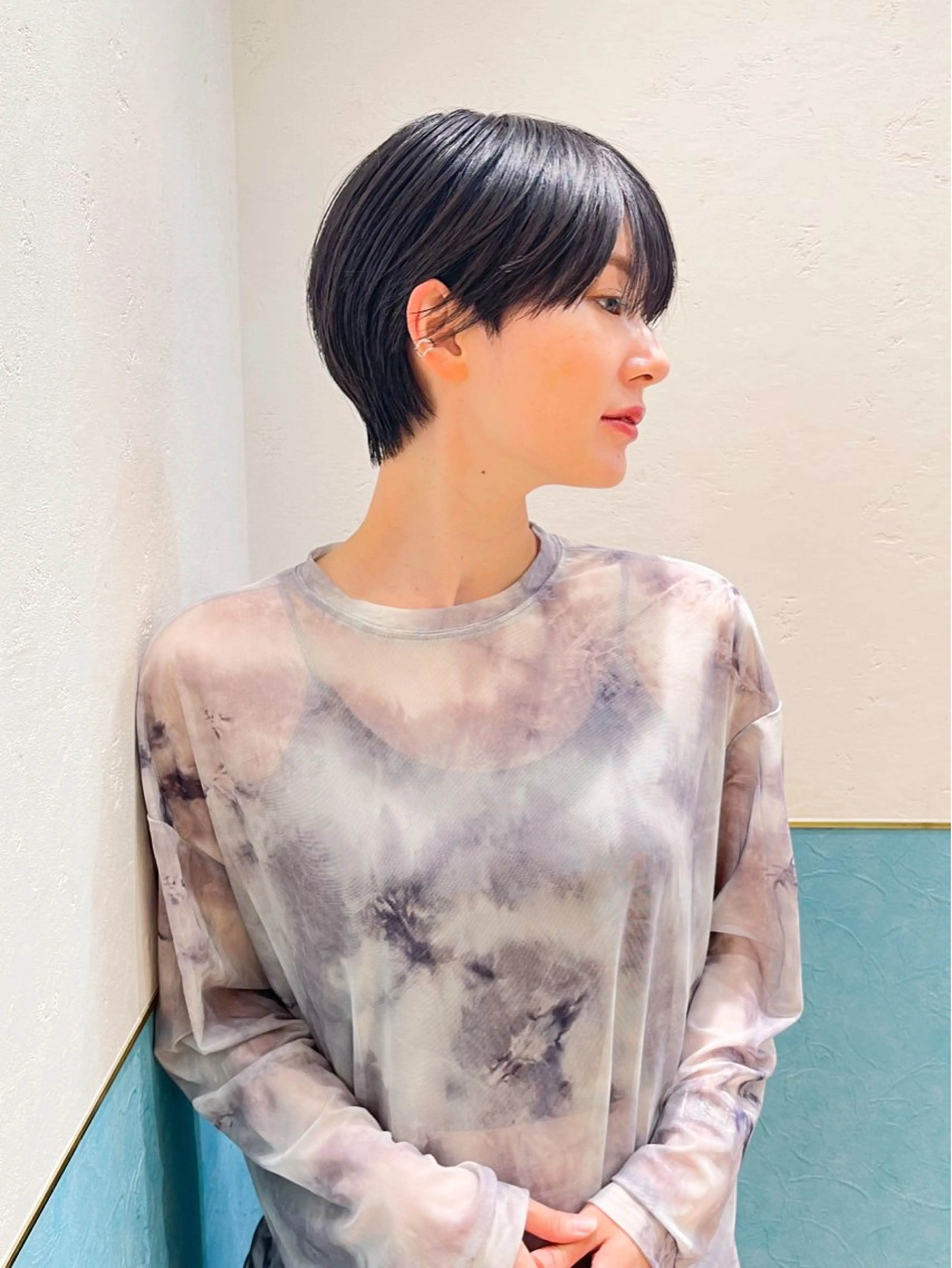 ショート ショートボブ ボブ 似合わせカット ショートヘア カット トリートメント 💫ショート/ボブ メンズ/永谷俊樹のヘアスタイル