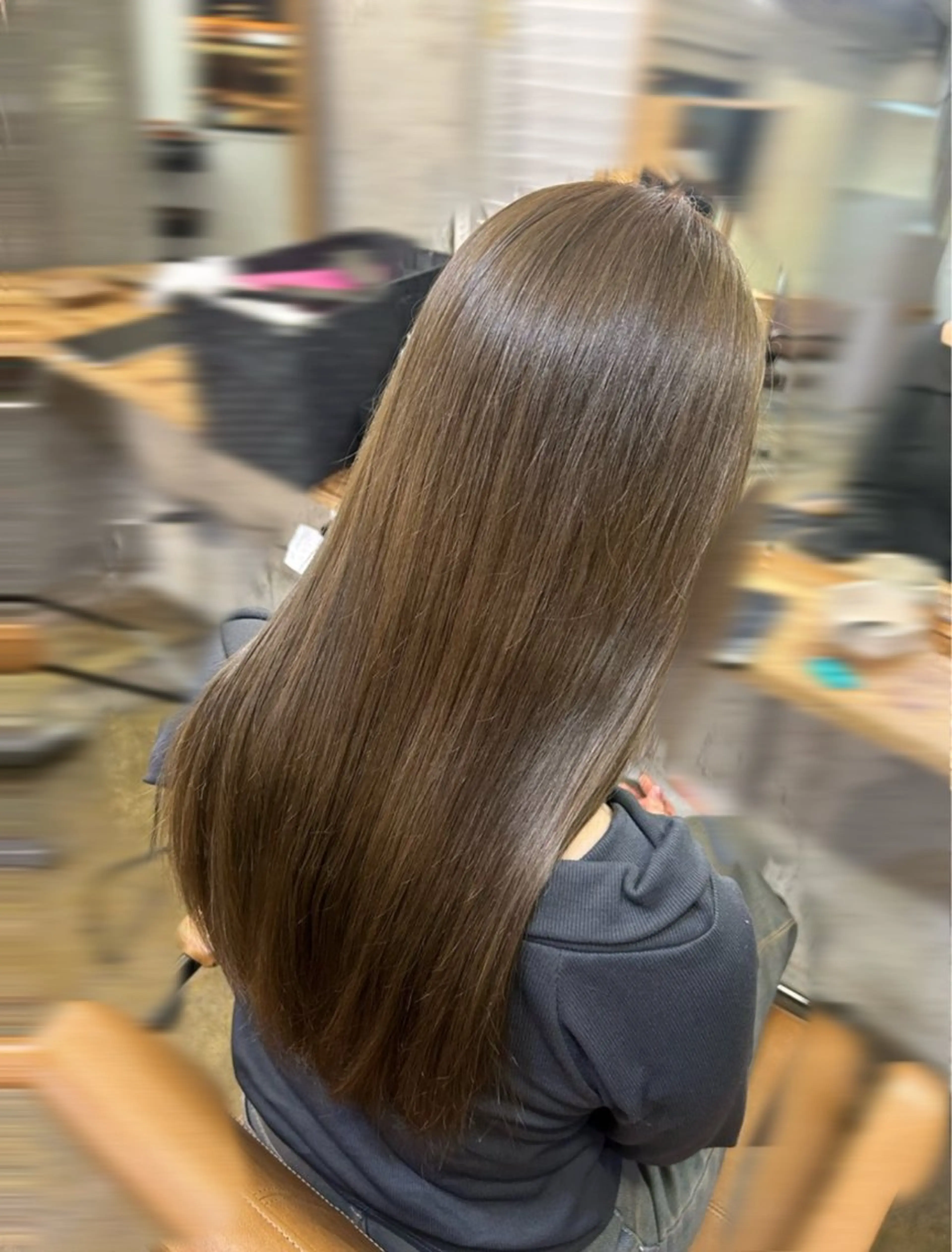 ロング ヘアカラー トリートメント オオニシ オト🐹のヘアスタイル