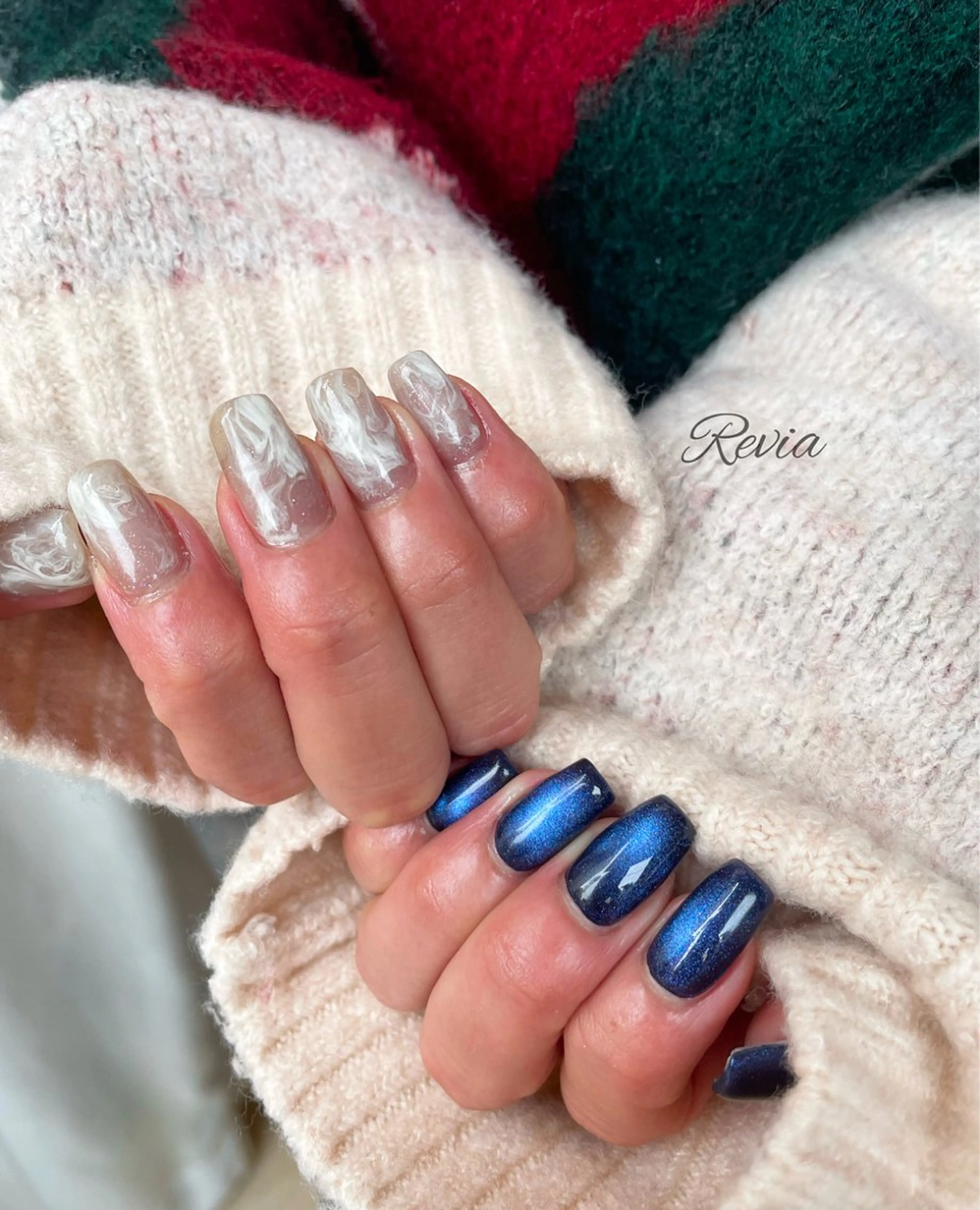 ネイル ハンドネイル revia所属・ERI Nailistのネイルデザイン