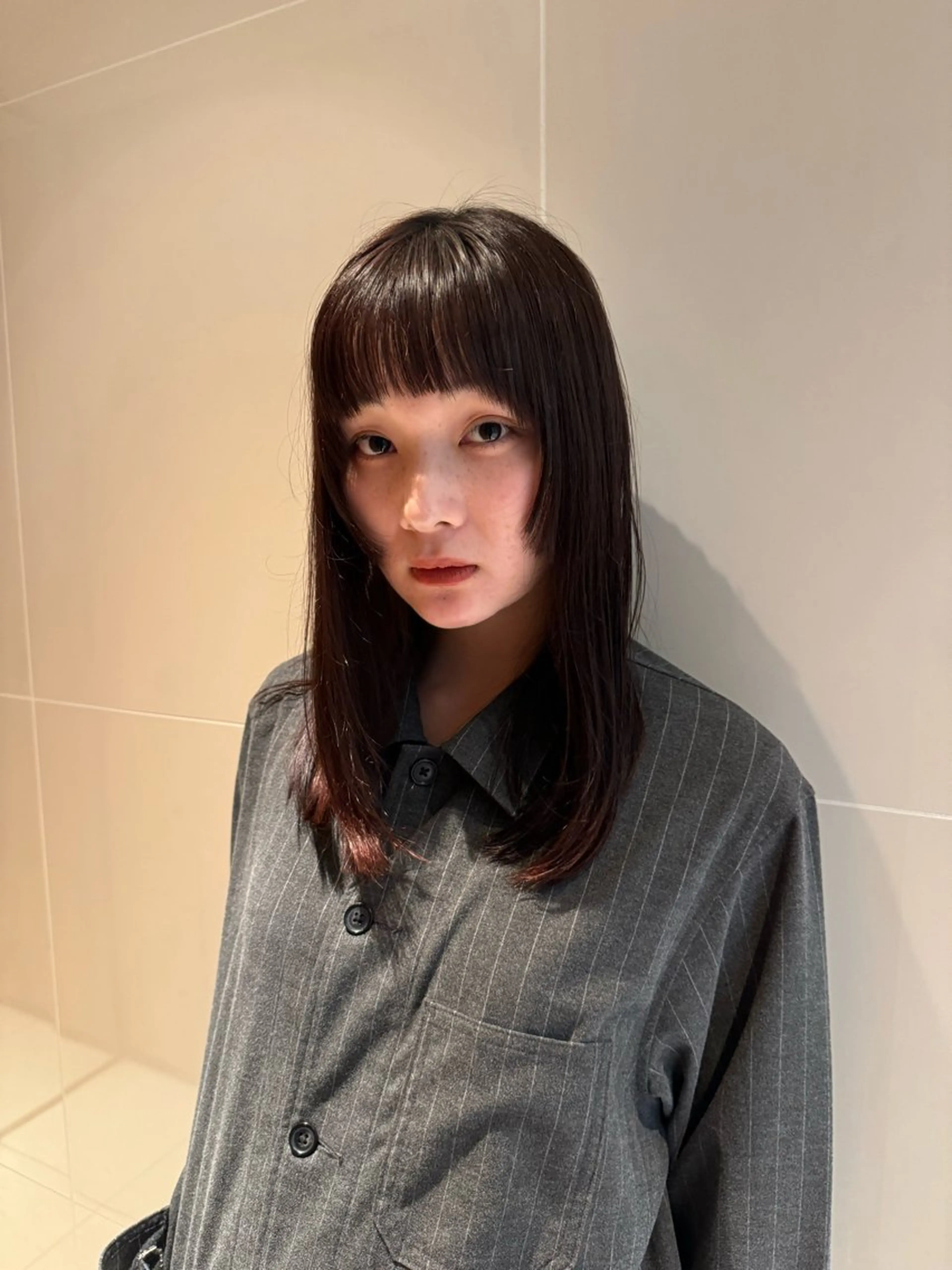 ミディアム カット トリートメント ボブ/ショート 吉田竣のヘアスタイル
