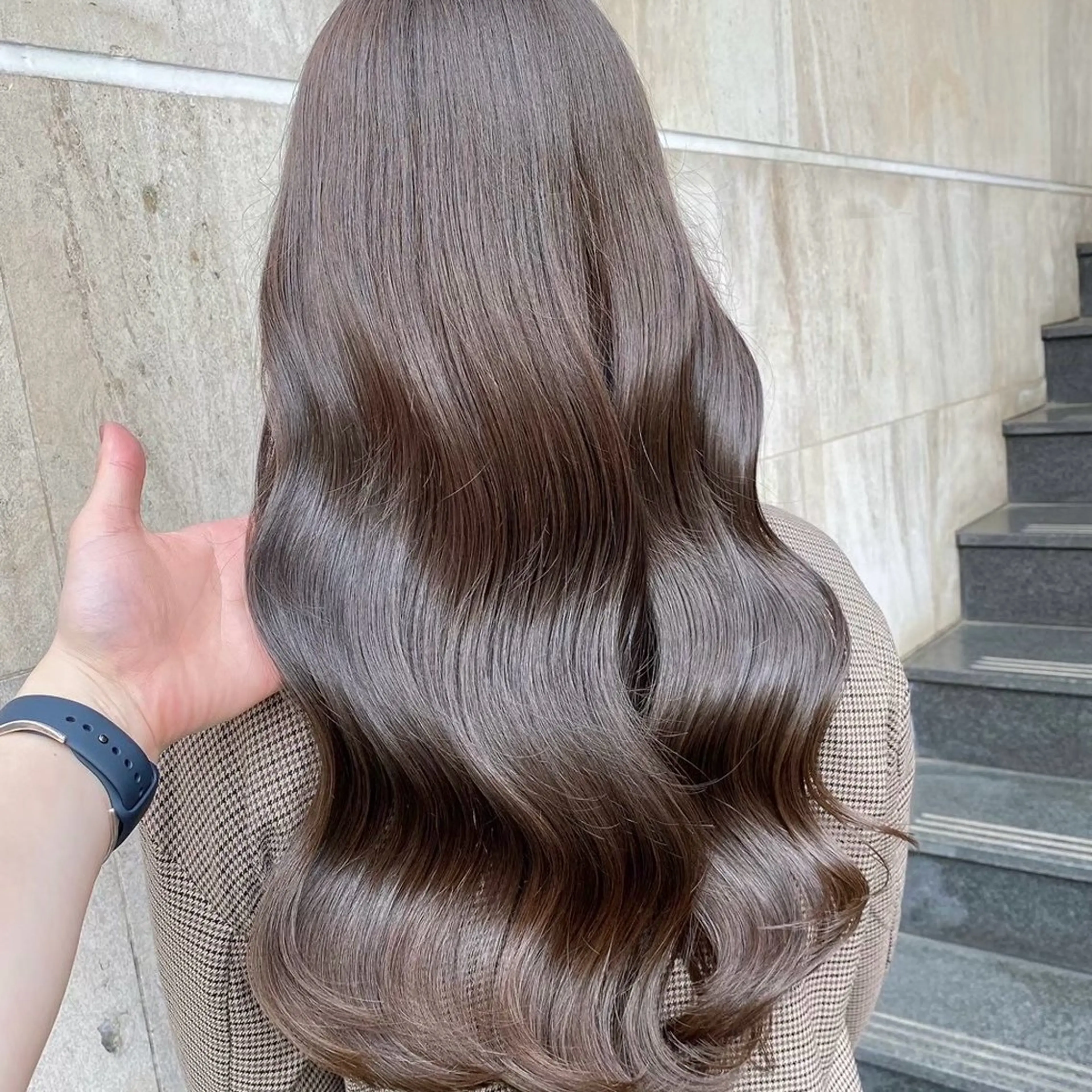 ロング カラー ヘアアレンジ ブリーチ ダブルカラー ハイライトカラー ブリーチなしカラー ハイライト 艶髪/髪質改善/ NATSUKI🍯のヘアスタイル
