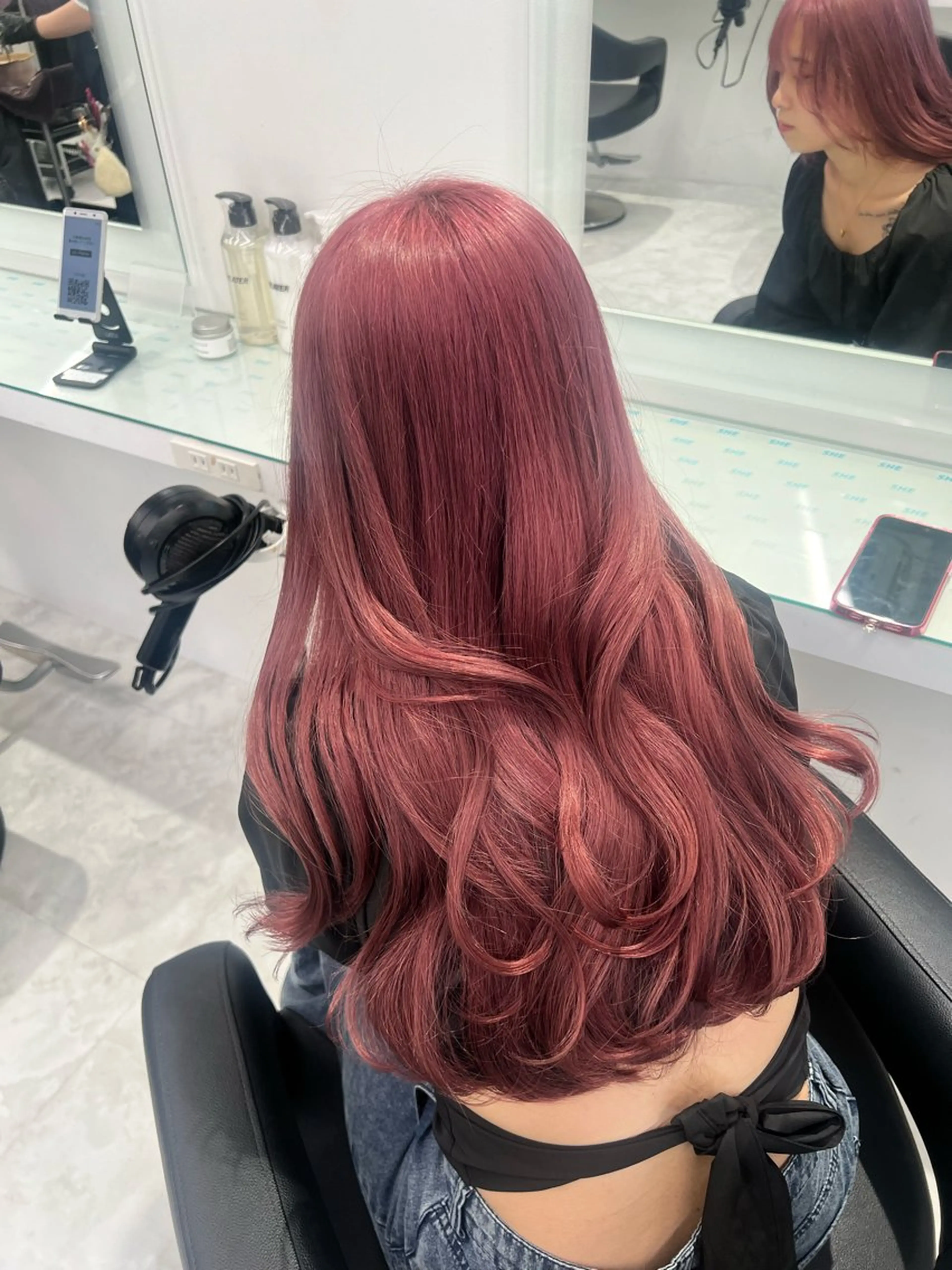 カラー ヘアカラー トリートメント ヘッドスパ ヘアセット ブリーチなし透明感 💗RYOTAのヘアスタイル