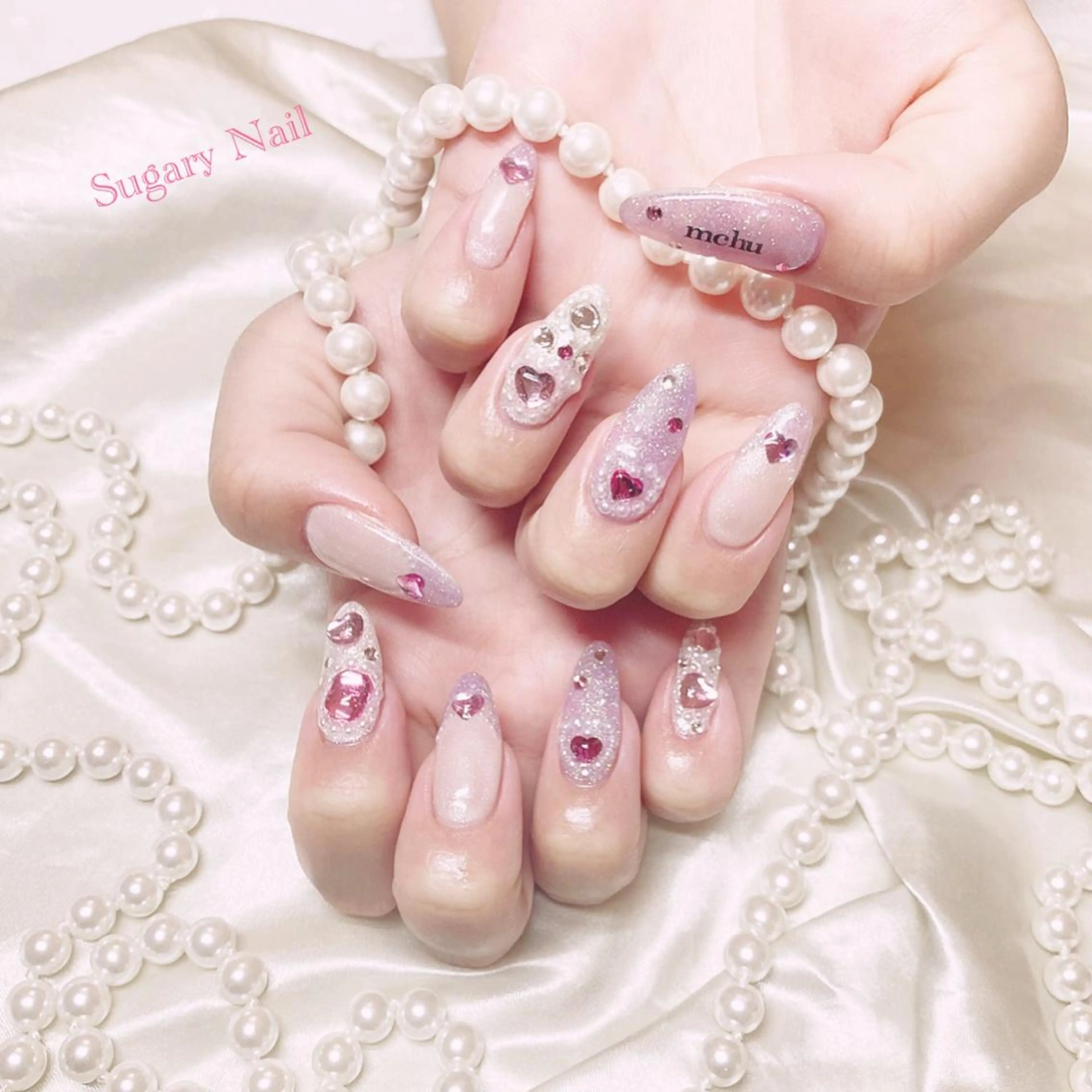 ネイル フレンチネイル ハンドネイル フットネイル SugaryNail Rinaのネイルデザイン
