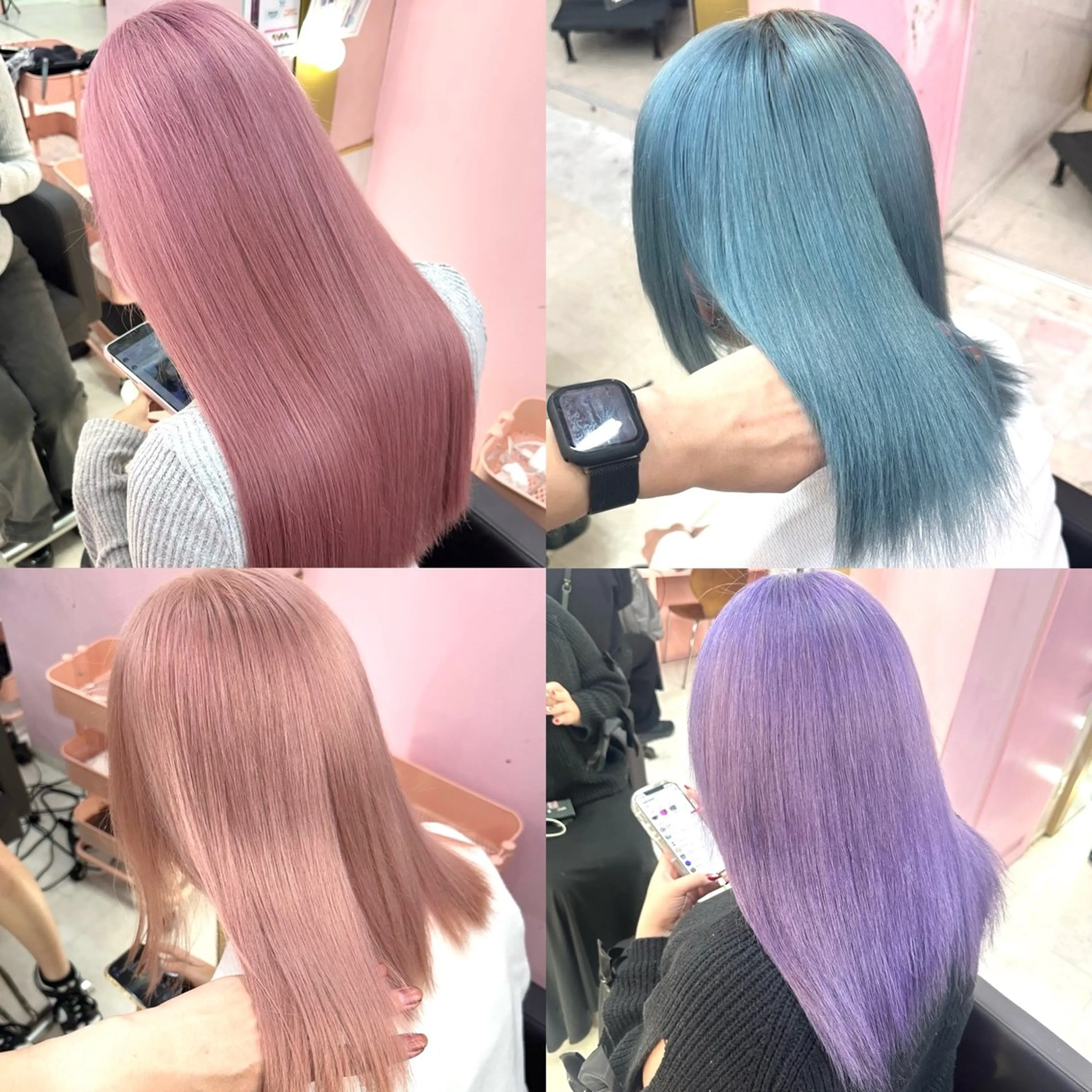 セミロング カラー 🦋艶髪ハイトーン KOKI🦋のヘアスタイル