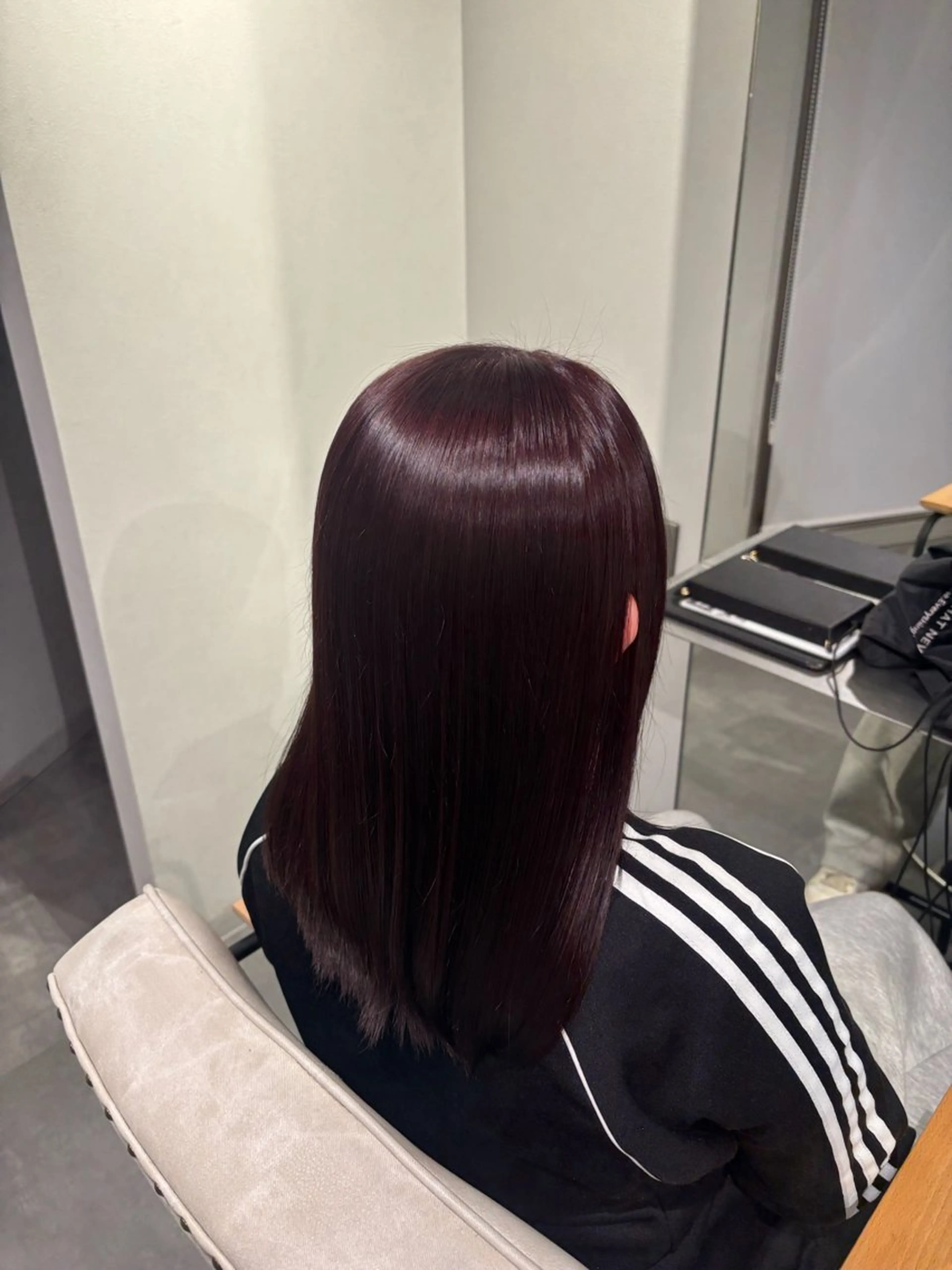 カラー ボルドーカラー ヘアカラー hair salon CoReha所属・🫧CoReha🫧 momokaのヘアスタイル