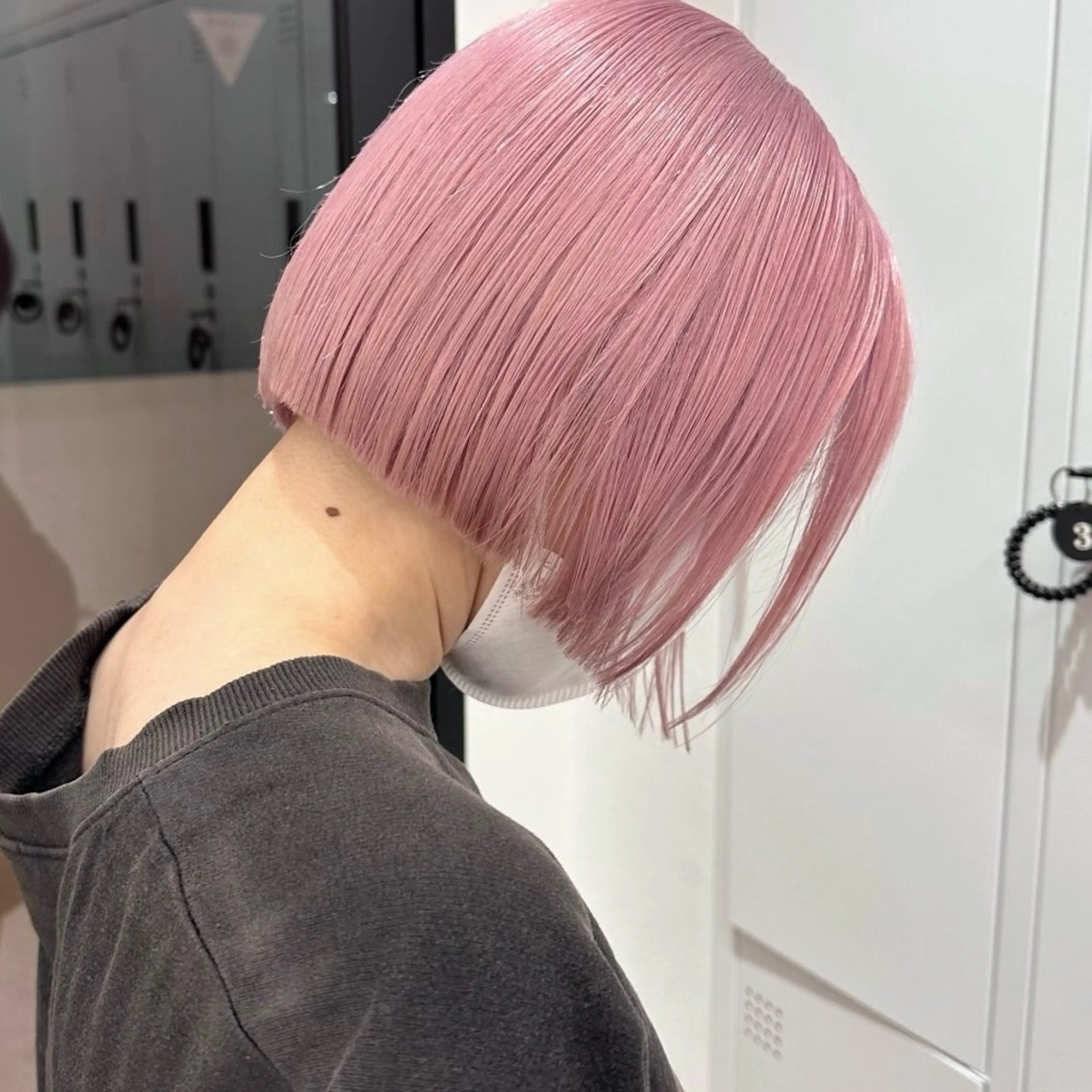 ショート カラー ヘアアレンジ 🎀韓国ヘア🎀 𝐬𝐚𝐫𝐚🎀のヘアスタイル