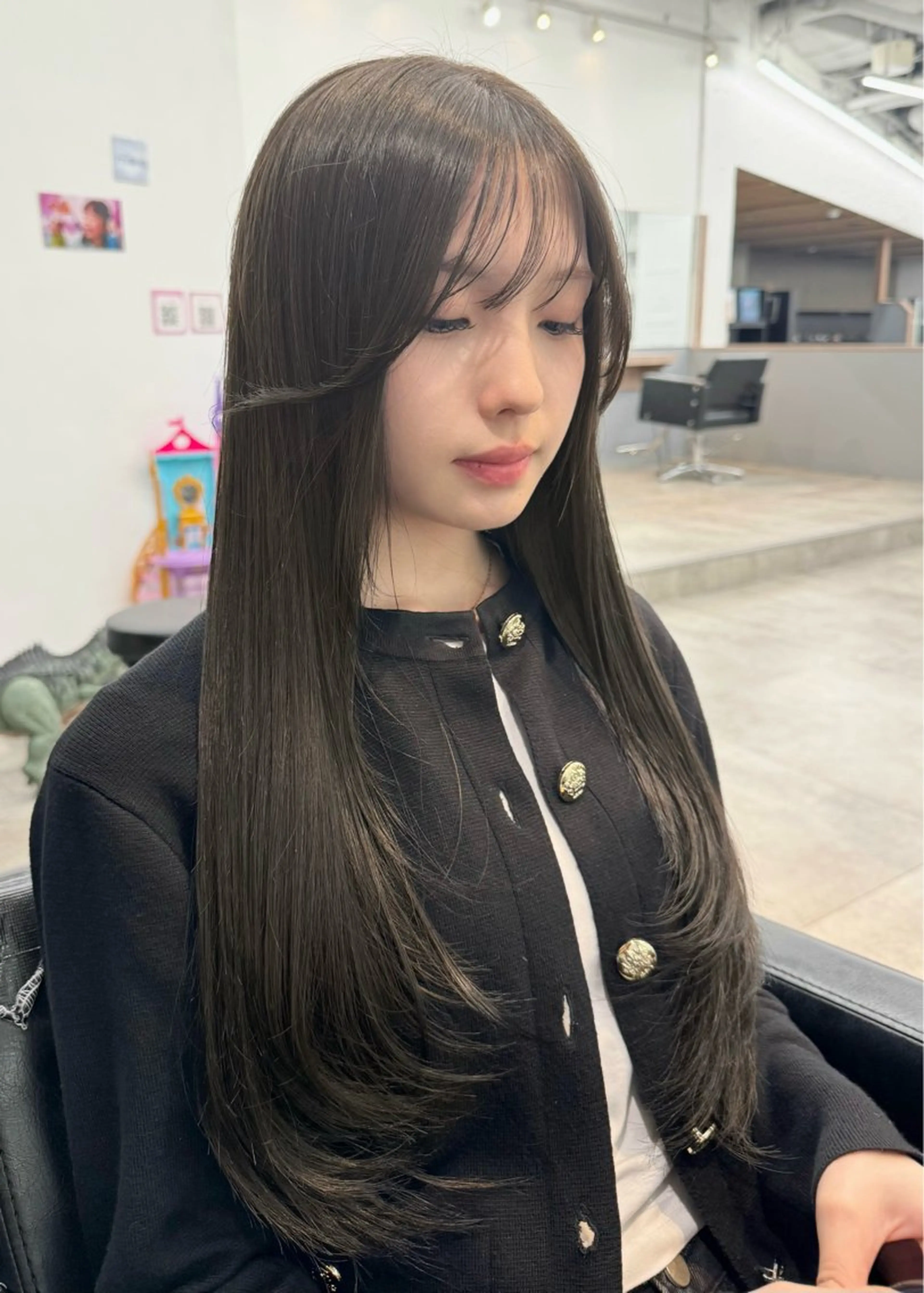 ミディアム カラー カット ヘアカラー トリートメント 暖色/ダブルカラー/ レッド/ kanaのヘアスタイル