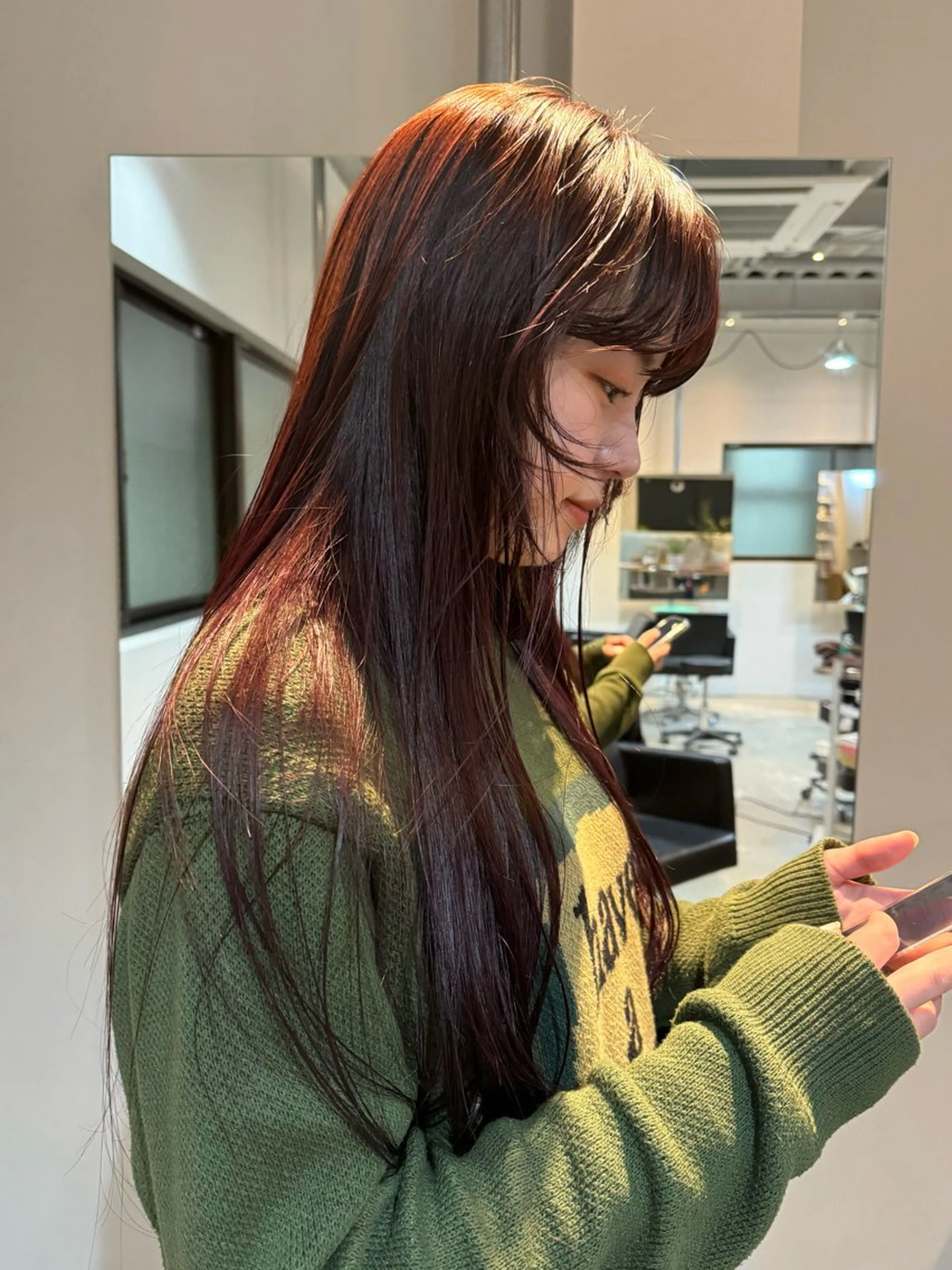 セミロング ヘアカラー bernard  BERNARD所属・浅草美容師 coconaのヘアスタイル