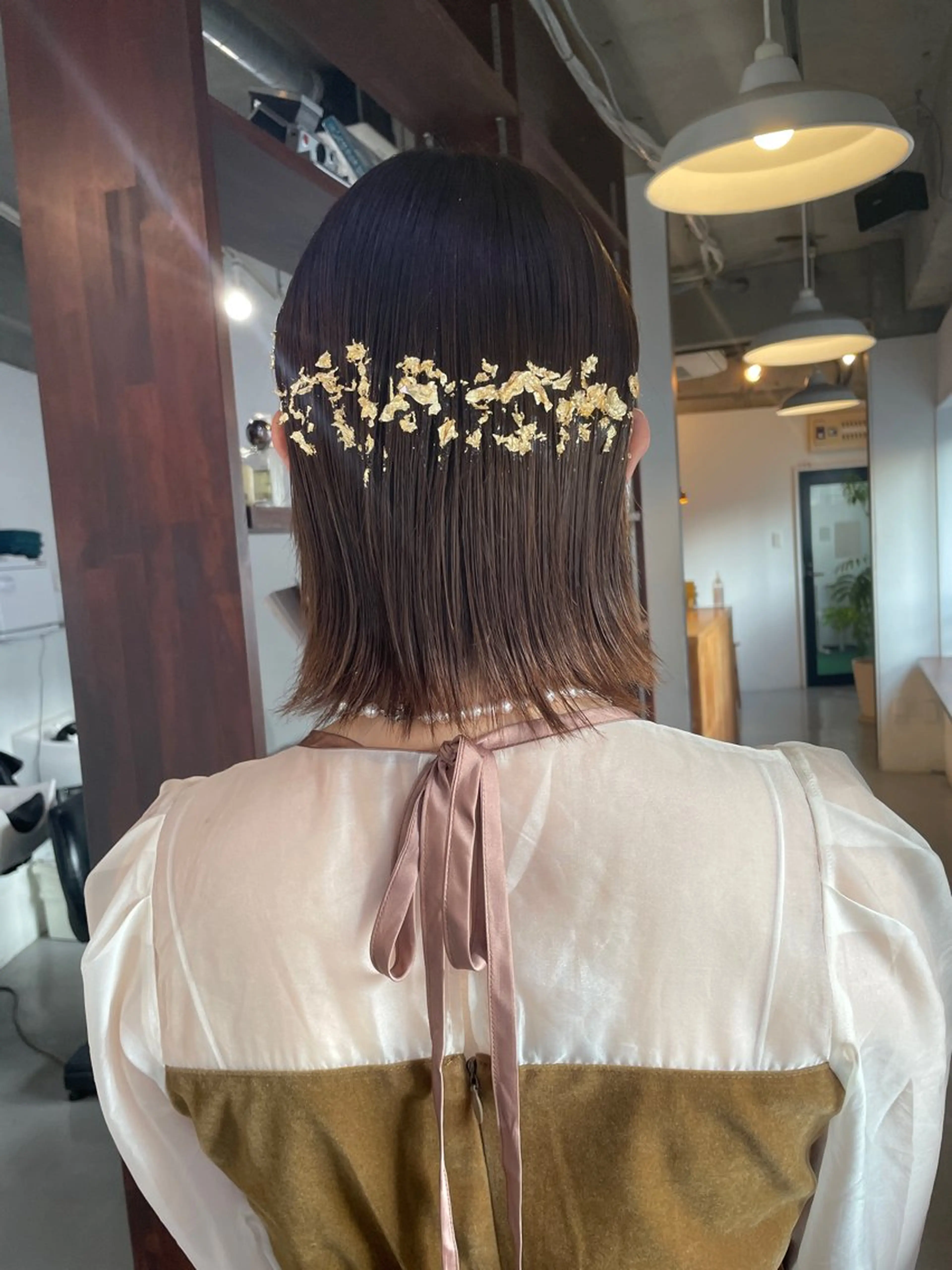 ショート ヘアアレンジ silo所属・silo MOKA 顔周りカット🦦のヘアスタイル