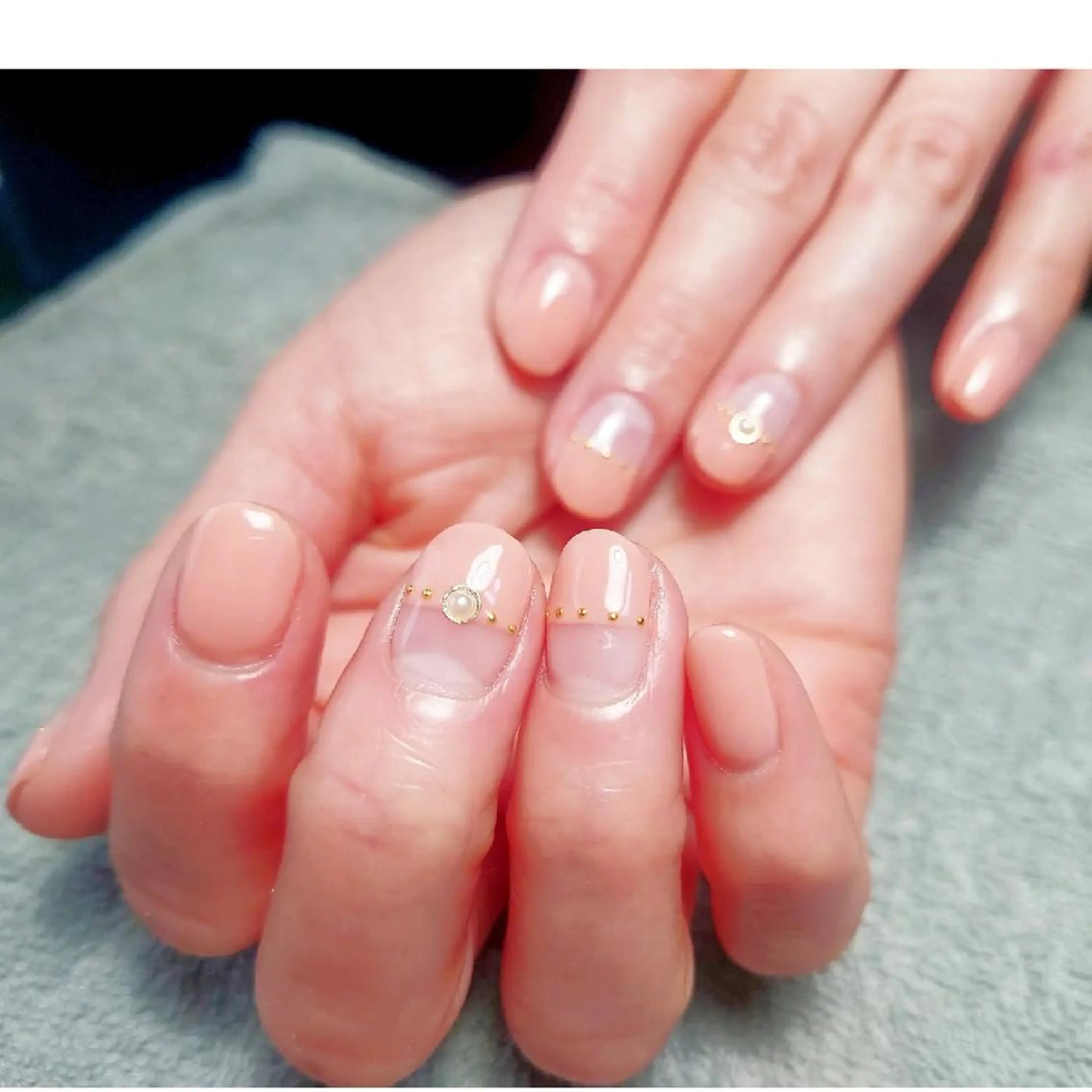 ネイル フレンチネイル ジェルネイル オフィスネイル ワンカラーネイル ストーンネイル improve /mamiのネイルデザイン