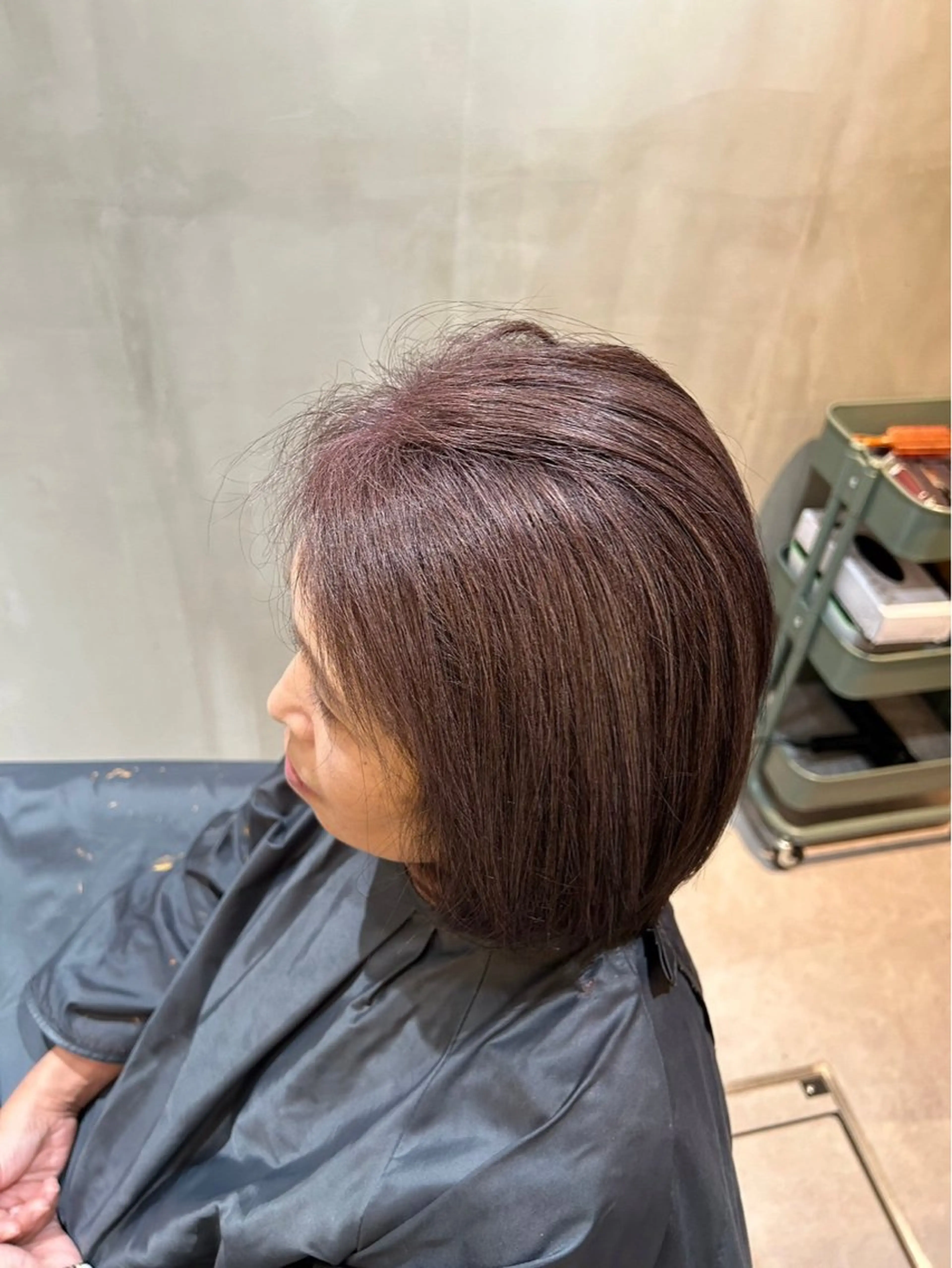 ミディアム カラー 脱白髪染め❕白髪 ぼかし特化🌟ヨコタのヘアスタイル