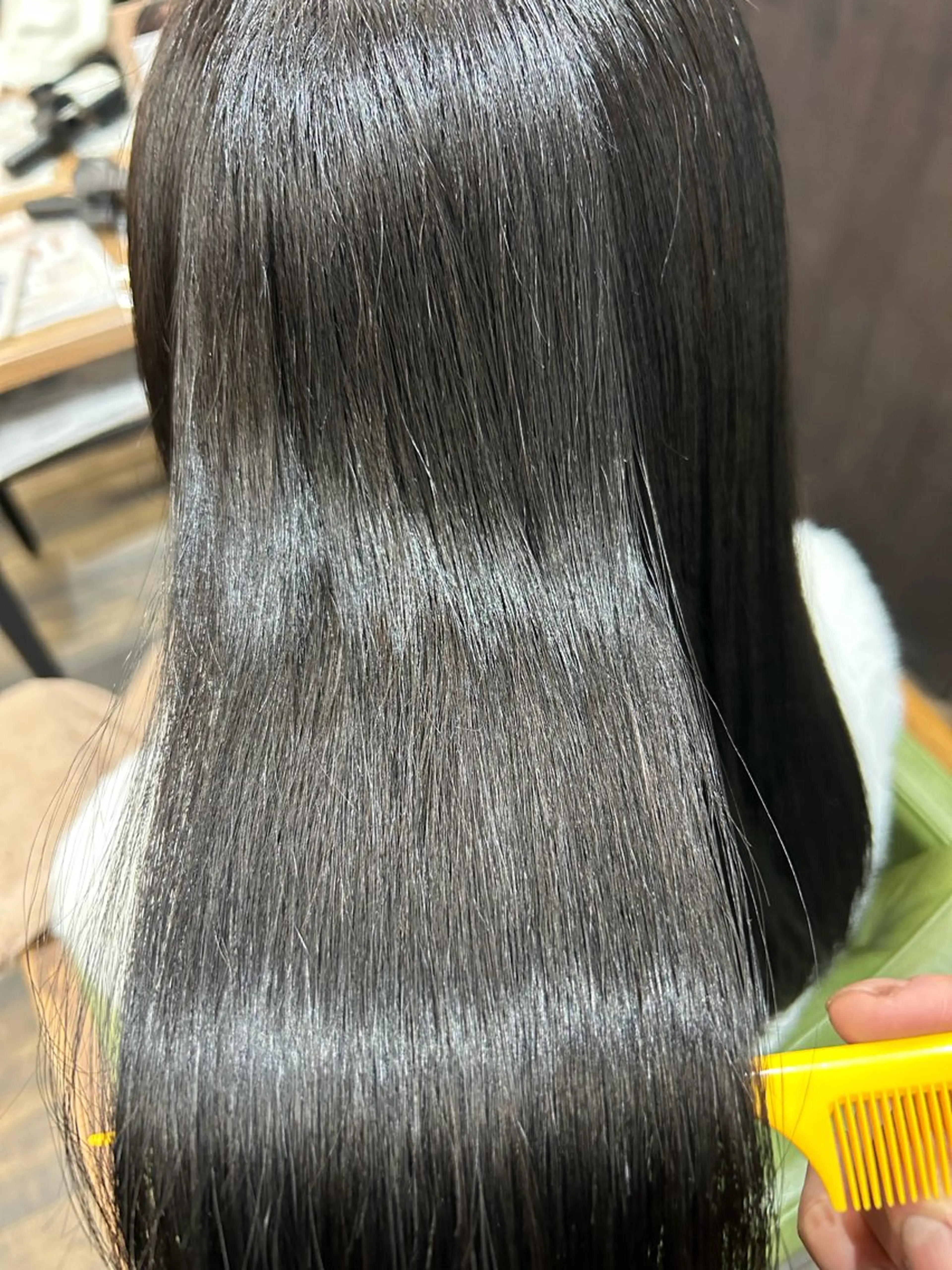 ミディアム 縮毛矯正 フルヤ タクミのヘアスタイル