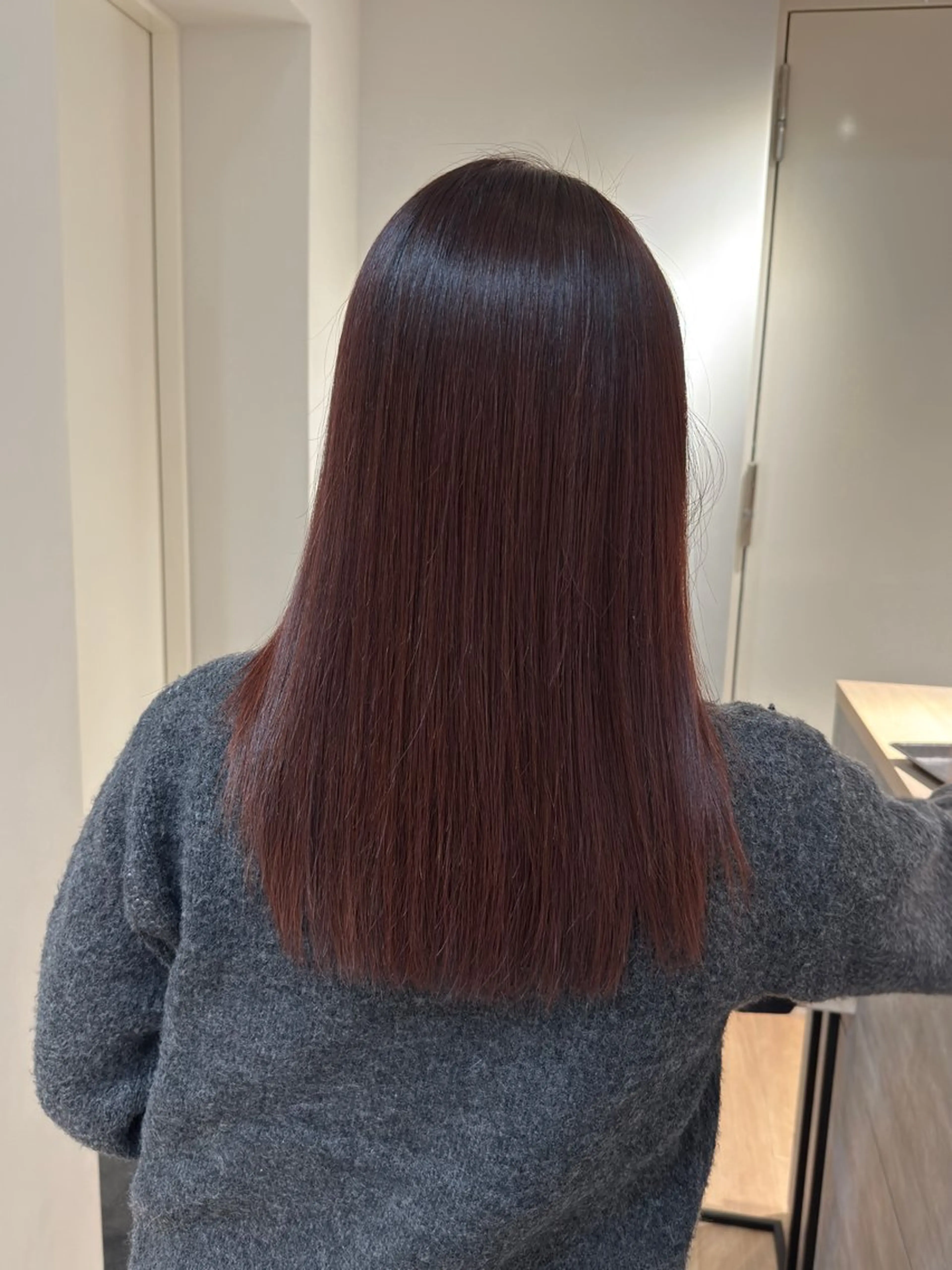 セミロング 縮毛矯正 ヘッドスパ 🐬コウノミナ /縮毛矯正🐬のヘアスタイル