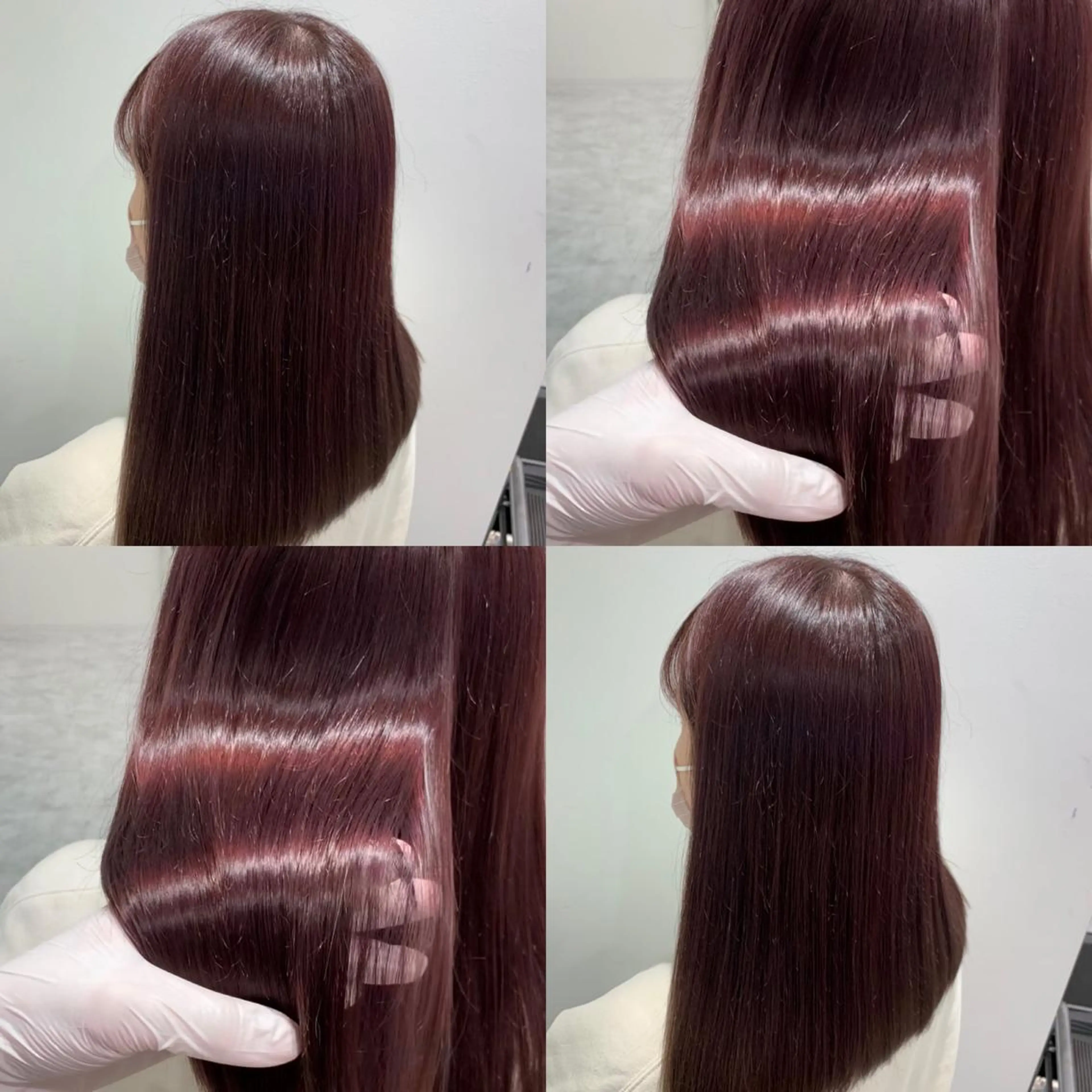 セミロング ヘアカラー トリートメント ヘッドスパ ヘアセット 🌿透明感カラー‪ 縮毛矯正✨かずきのヘアスタイル